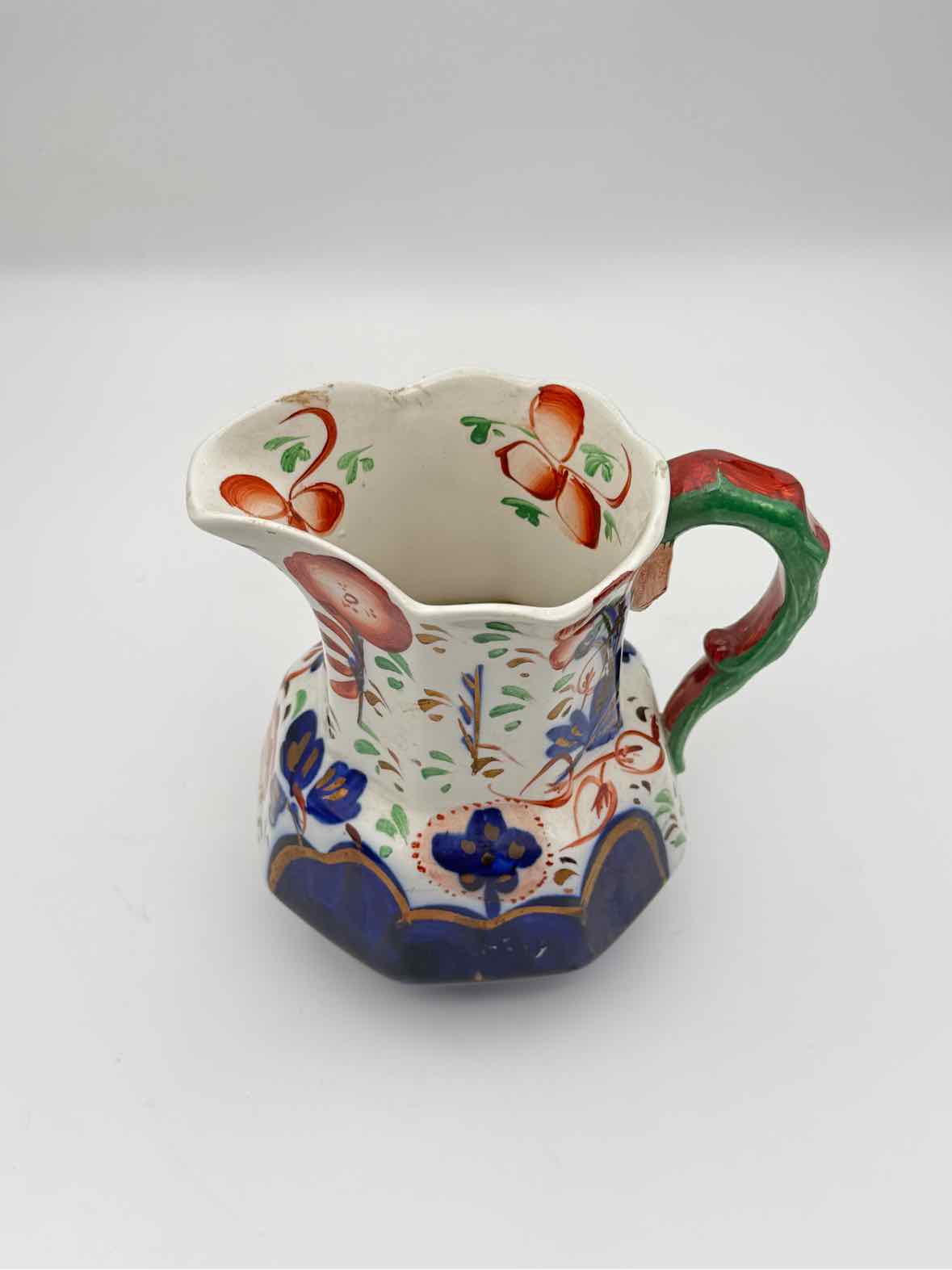 Allertons Staffordshire Gaudy Welsch Jug Pitcher