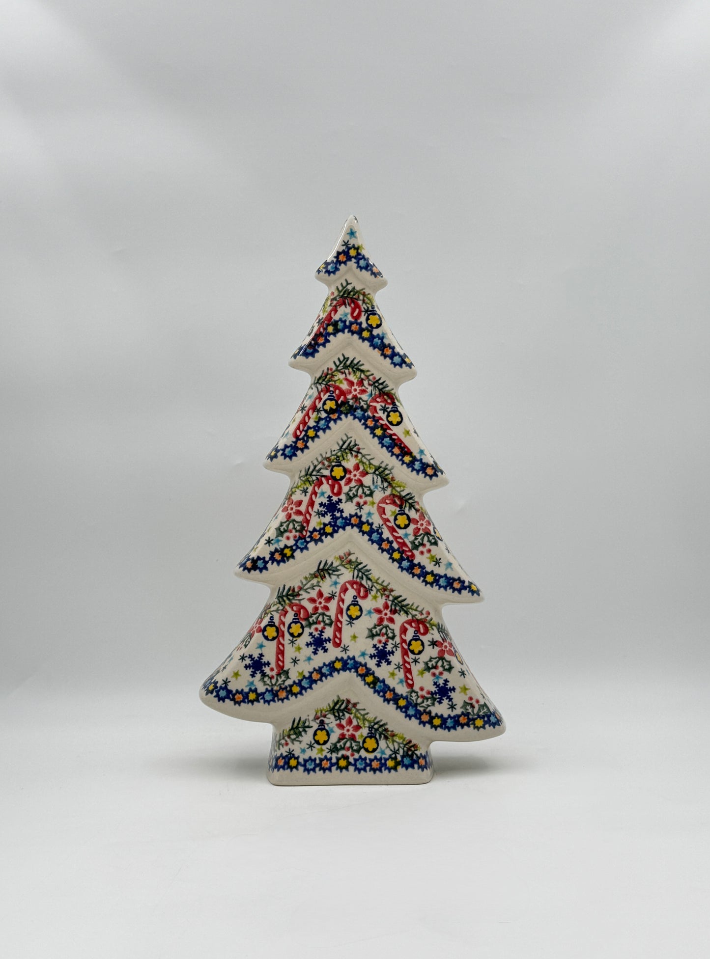 Uno Alla Volta Hand-Painted Polish Christmas Tree