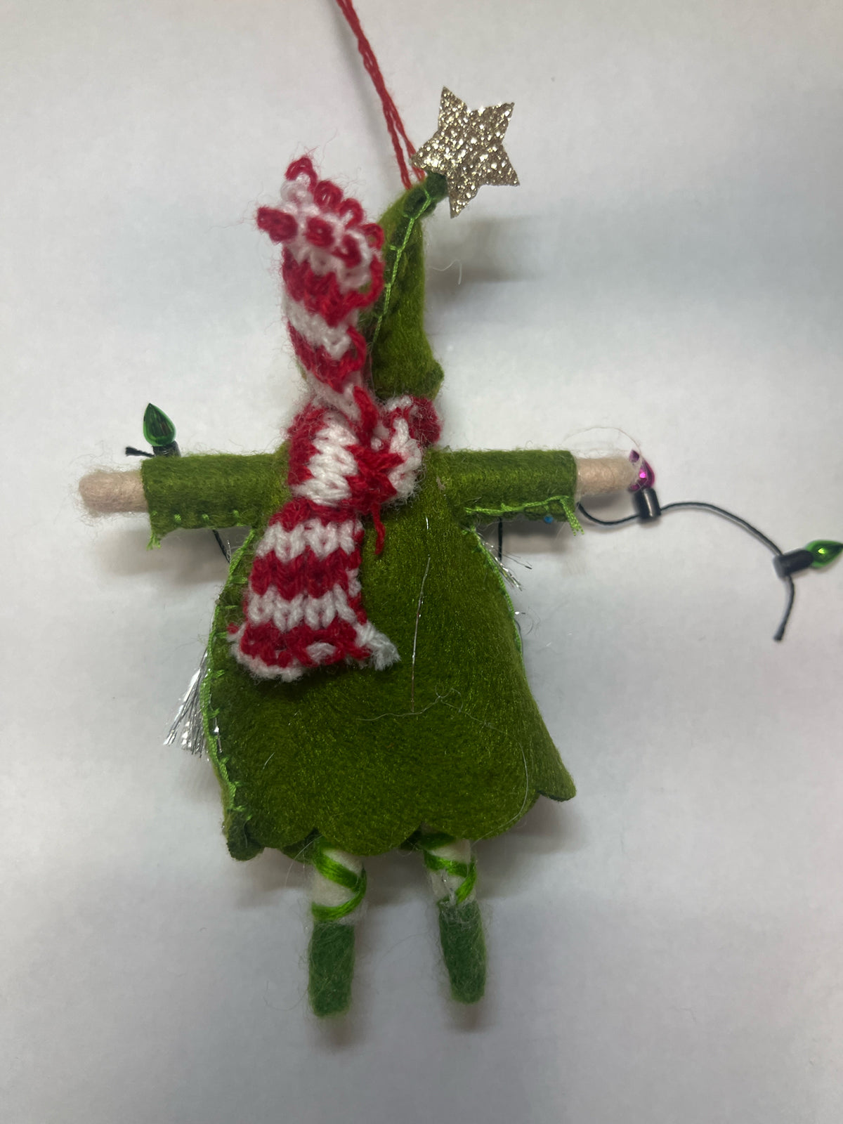 Pixir Ornamrnt in Christmas Tree clothes