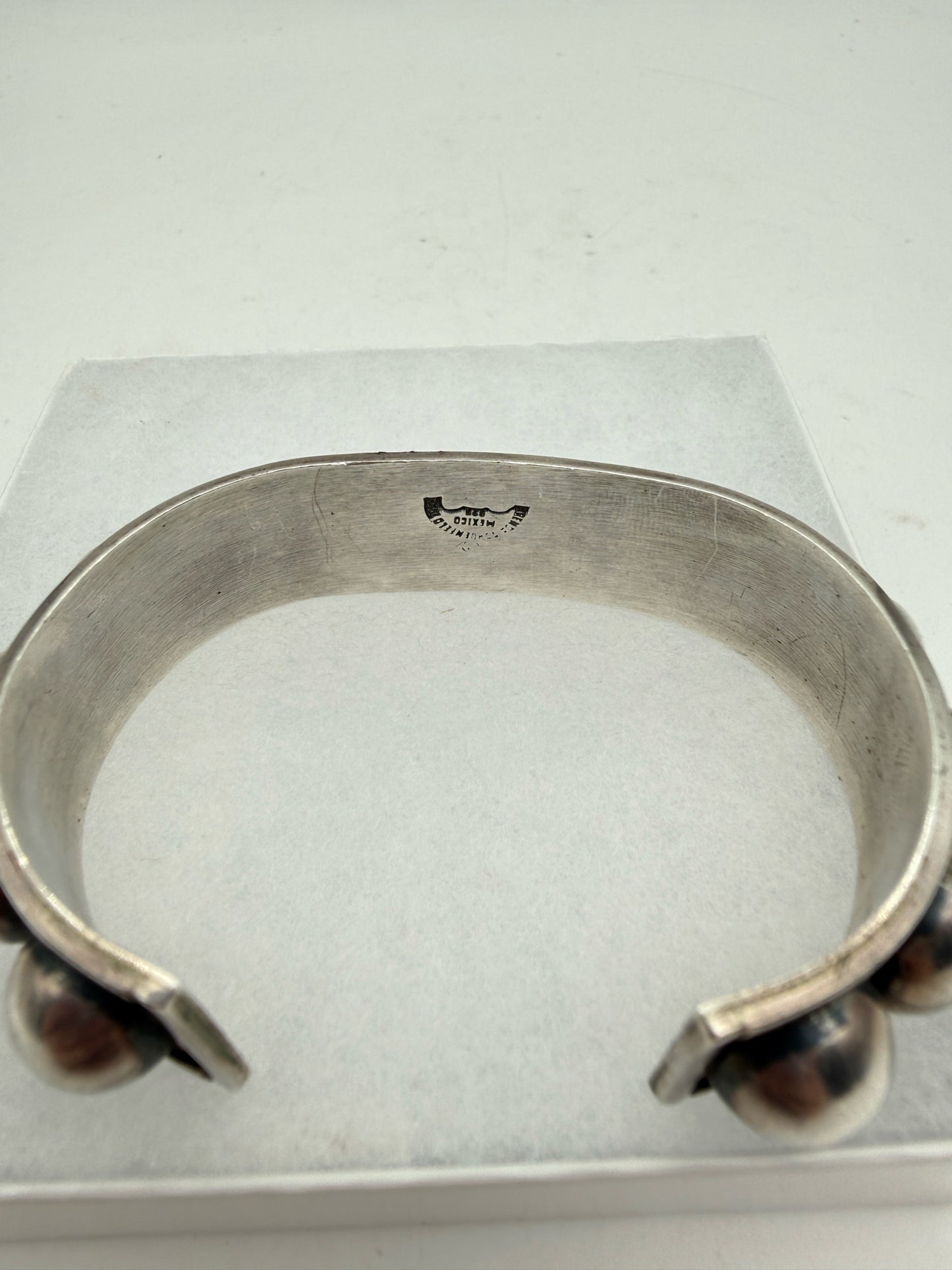 Taxco Mexican Silver Cuff Bracelet