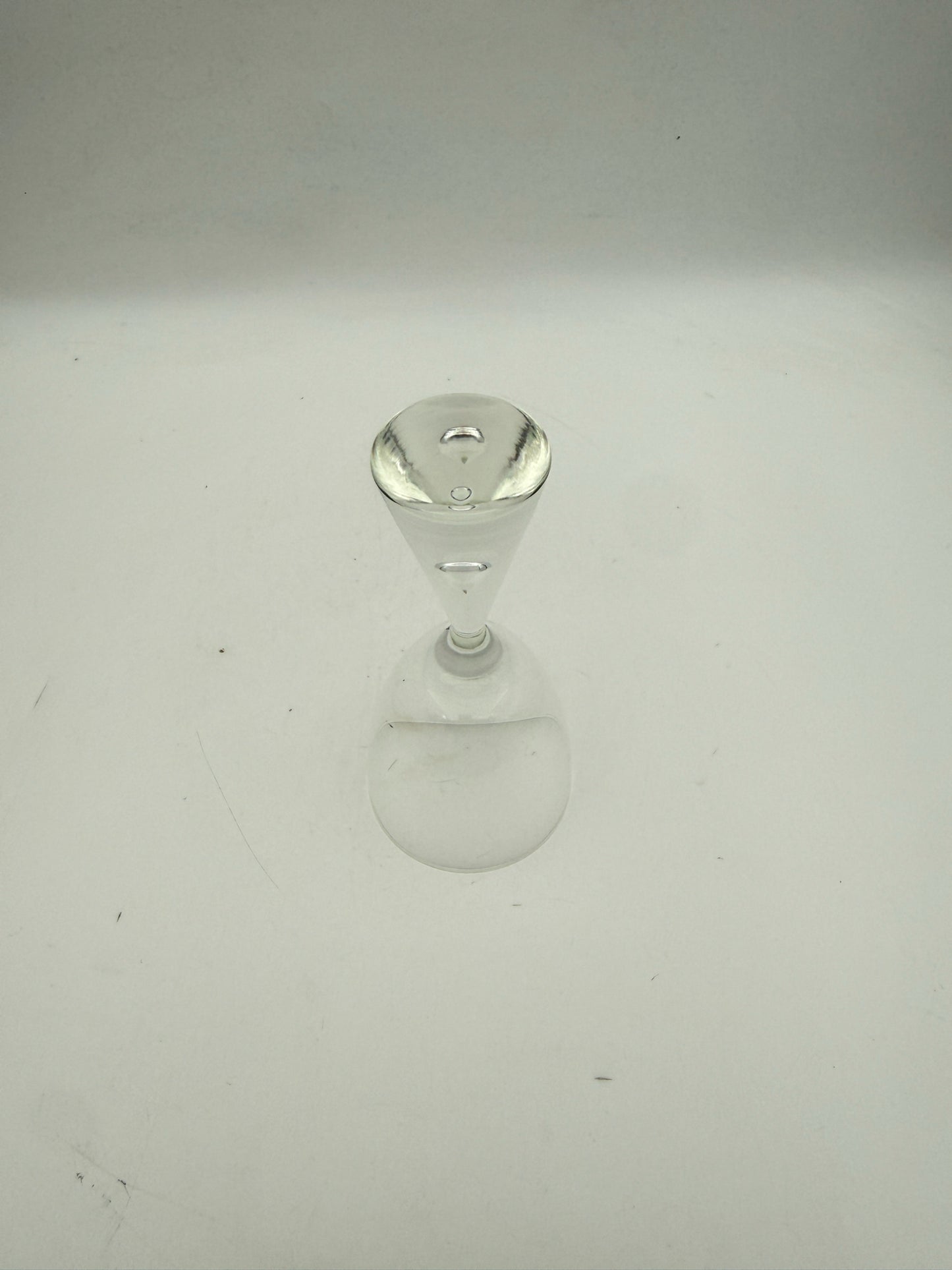 Midcentury "Princess" Scandinavian Crystal White Wine Glasses- Set Of 7