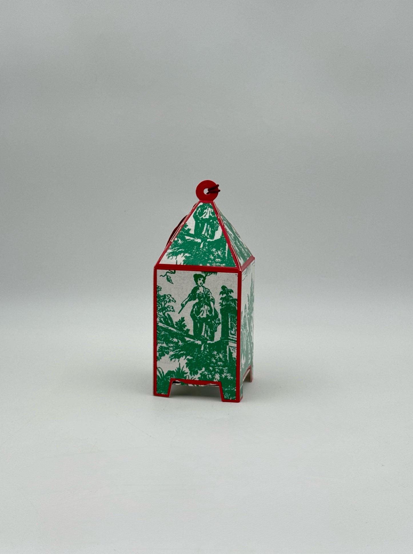 Seda France Holiday Classic Toile Mini Pagoda Box Candle – 2 oz