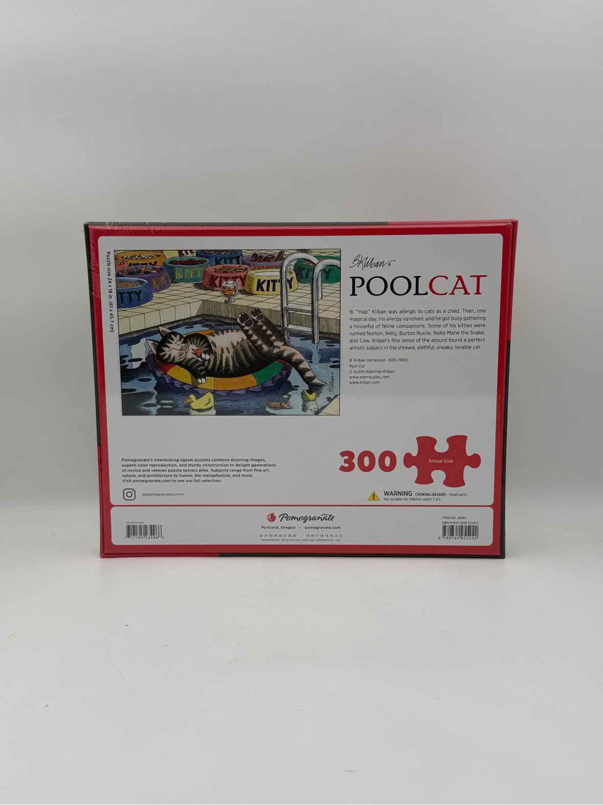 B. Kliban "Poolcat" 300 Piece Puzzle