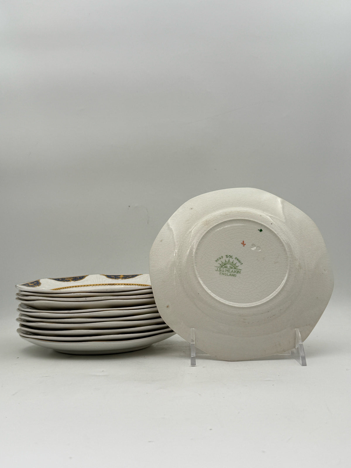 Meakin "Sol" Salad Plates- Set Of 12