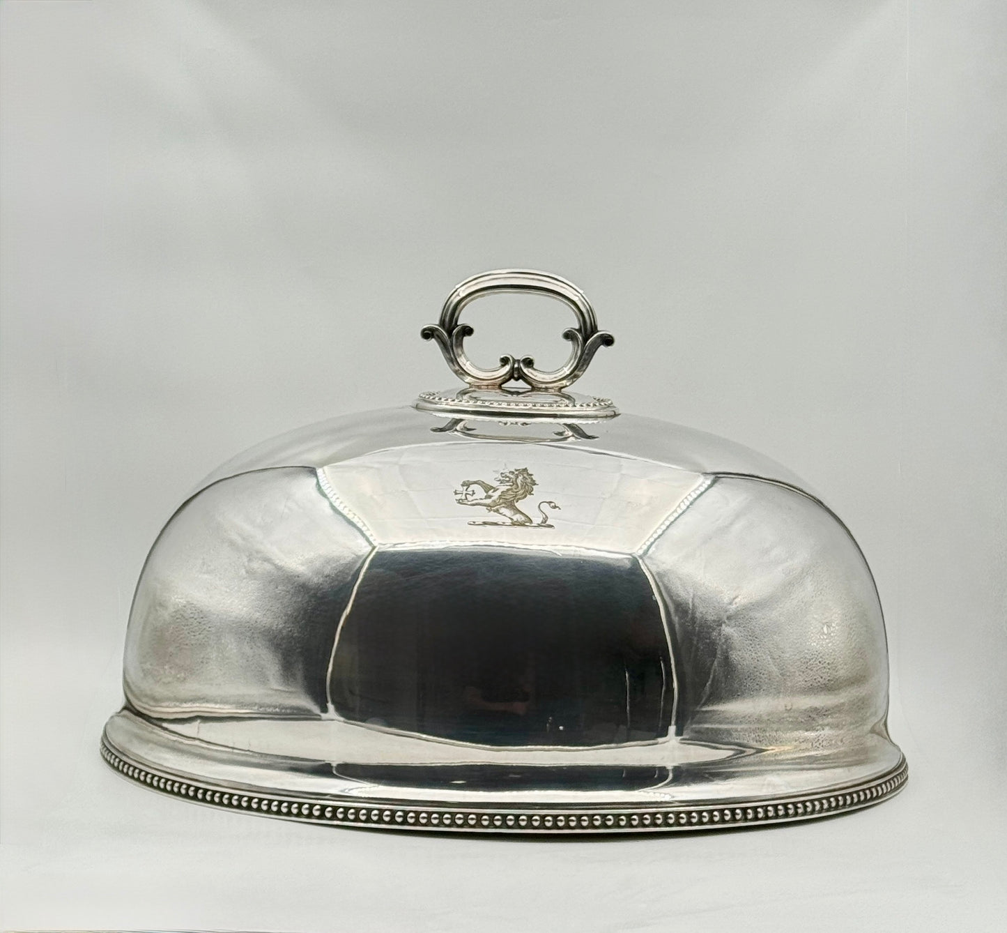 Large English Silverplate Meat Dome – Goldsmiths & Silversmiths Co., London