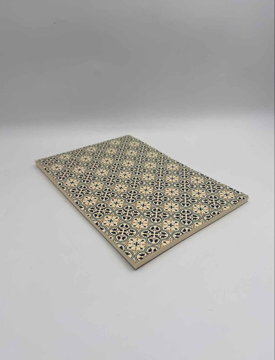 Florentine Clover Pattern A5 Notepad Made in Italy Stationery Gift
