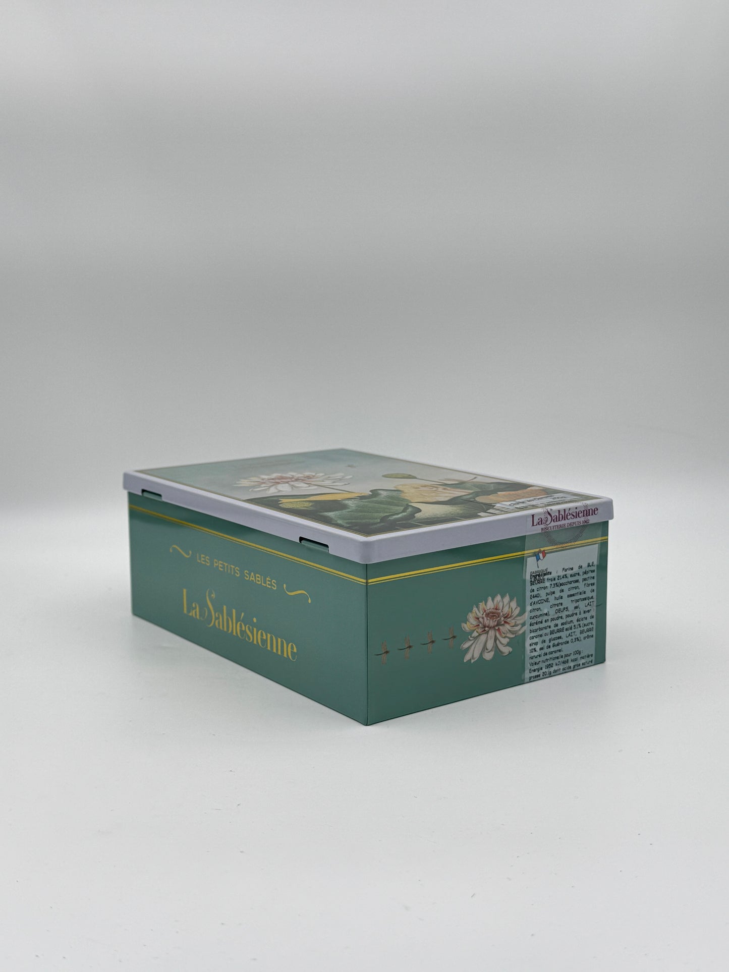 La Sablésienne Lemon & Caramel French Shortbread Cookies – Fairy & Waterlily Tin