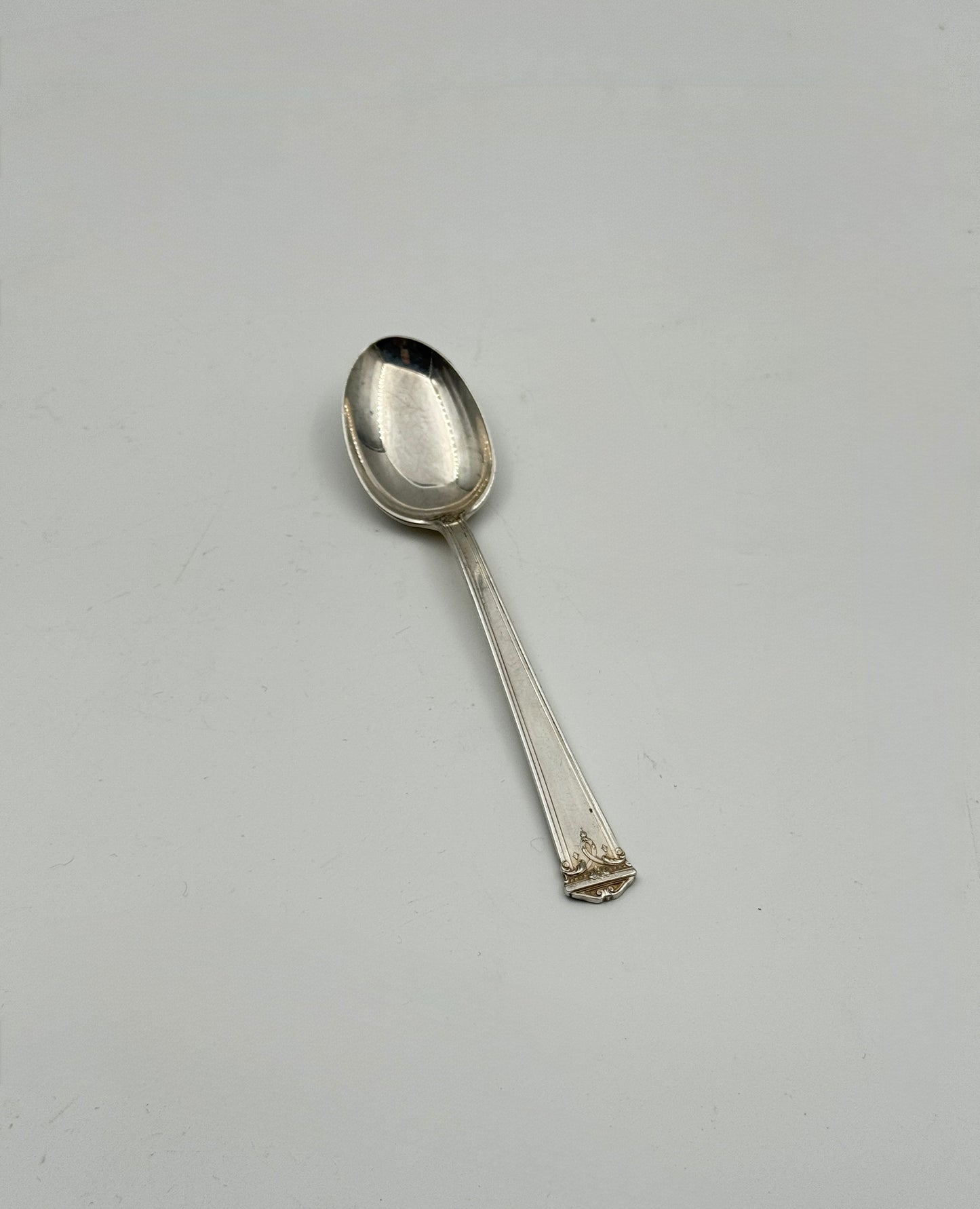 Set of 5 Sterling Silver Teaspoons – “Trianon” by Simpson, Hall & Miller