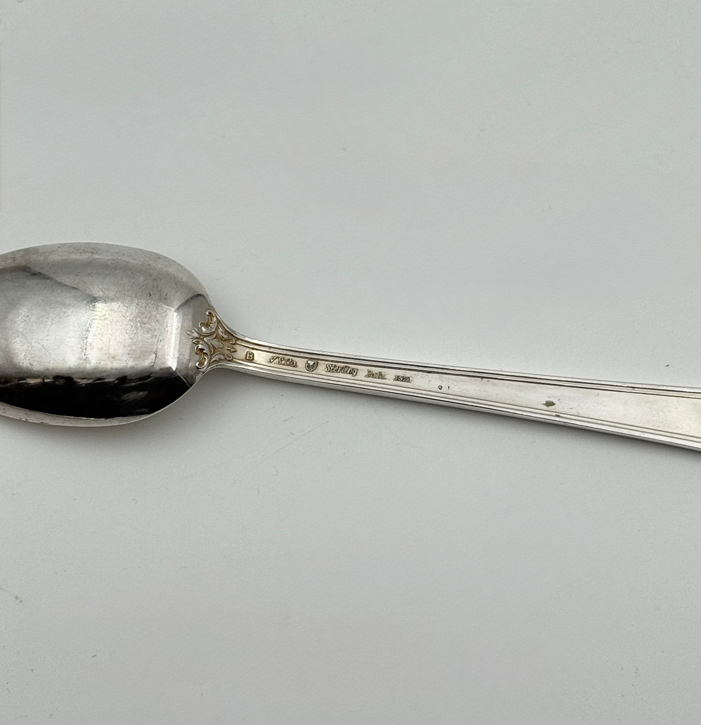 Set of 5 Sterling Silver Teaspoons – “Trianon” by Simpson, Hall & Miller