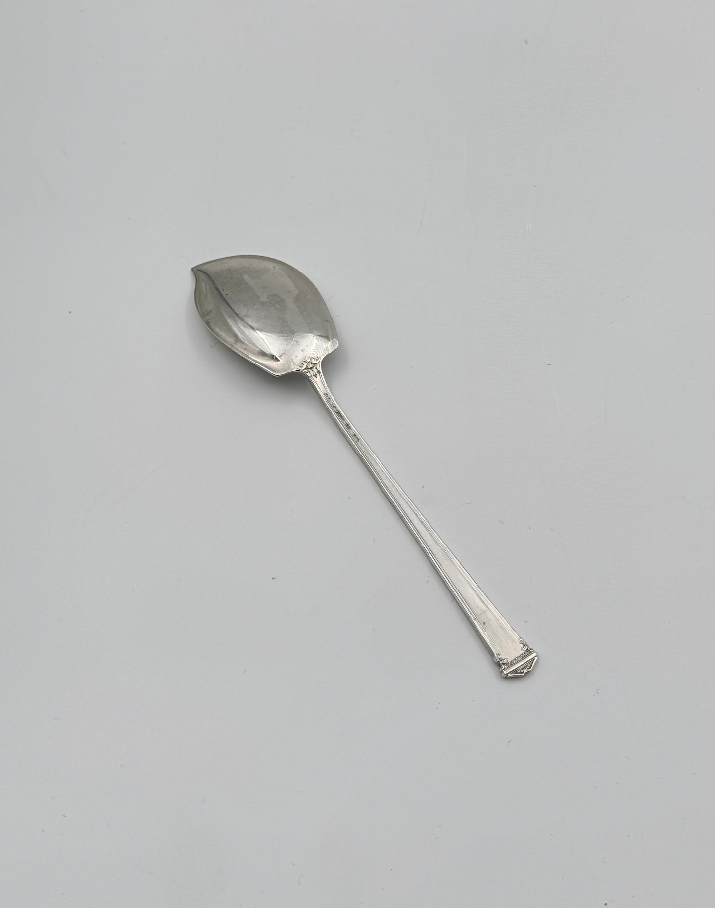 Sterling Silver Jelly Spoon – “Trianon” by Simpson, Hall & Miller