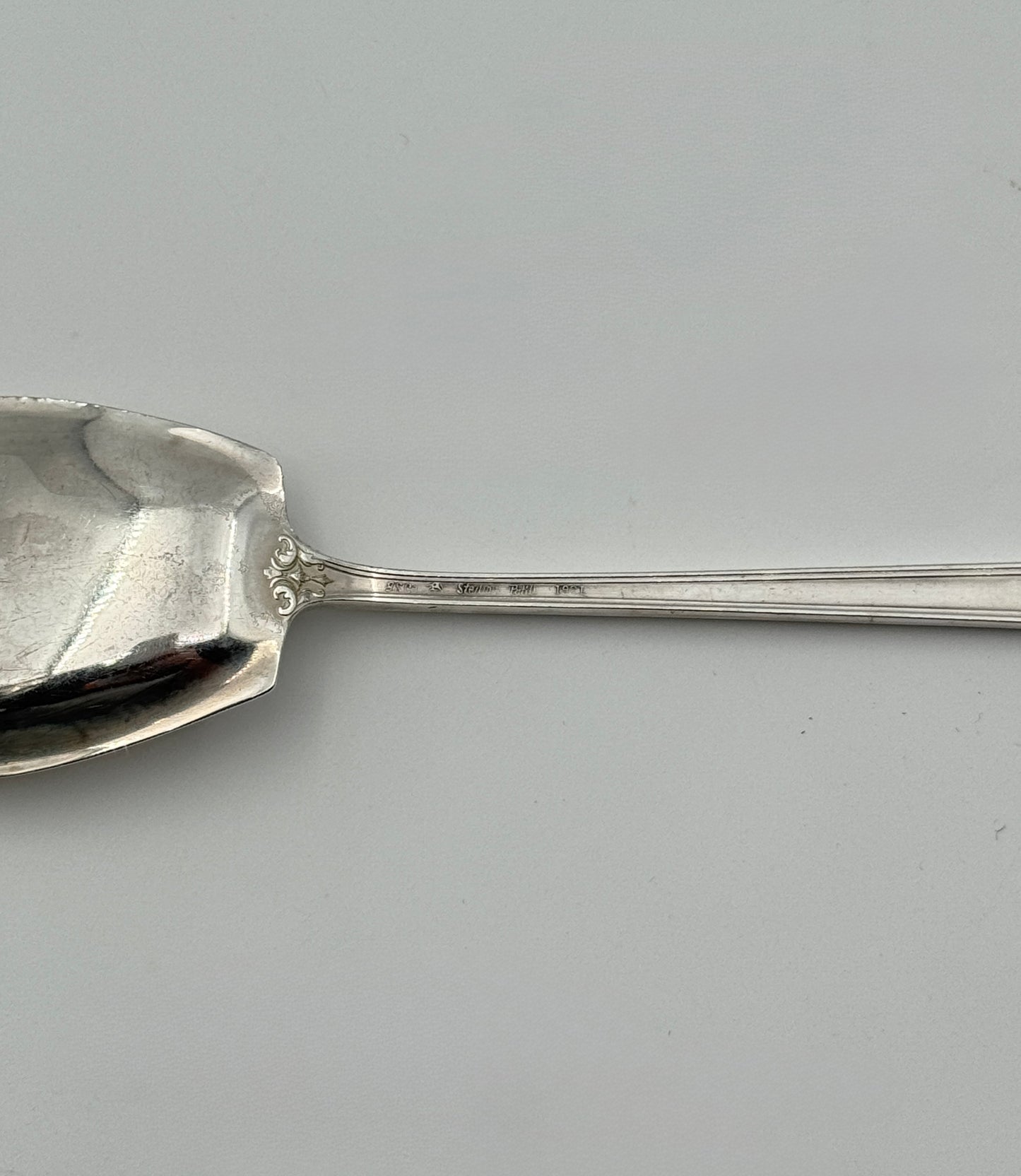 Sterling Silver Jelly Spoon – “Trianon” by Simpson, Hall & Miller