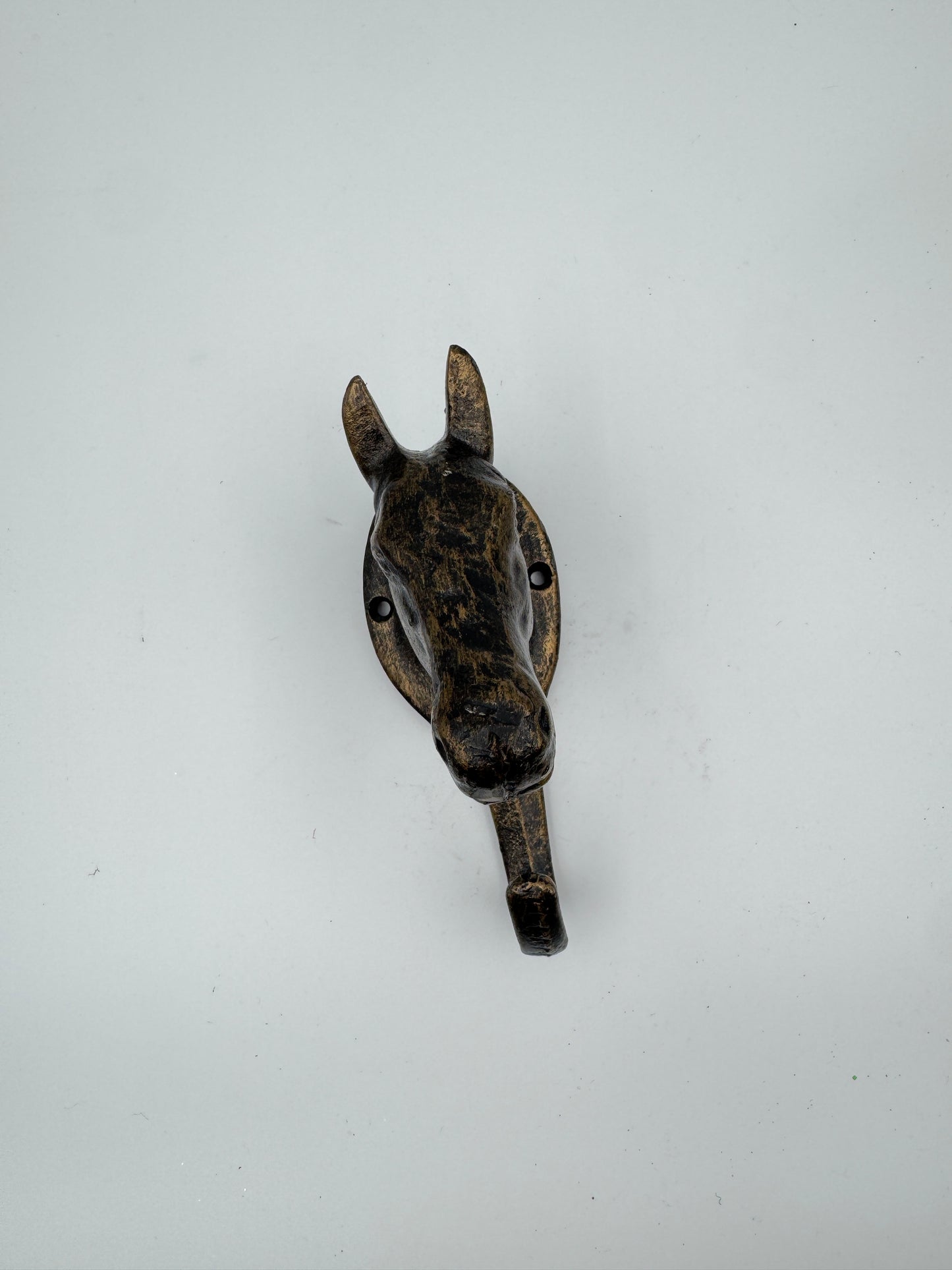 Vintage-Style Cast Iron Horse Head Wall Hook