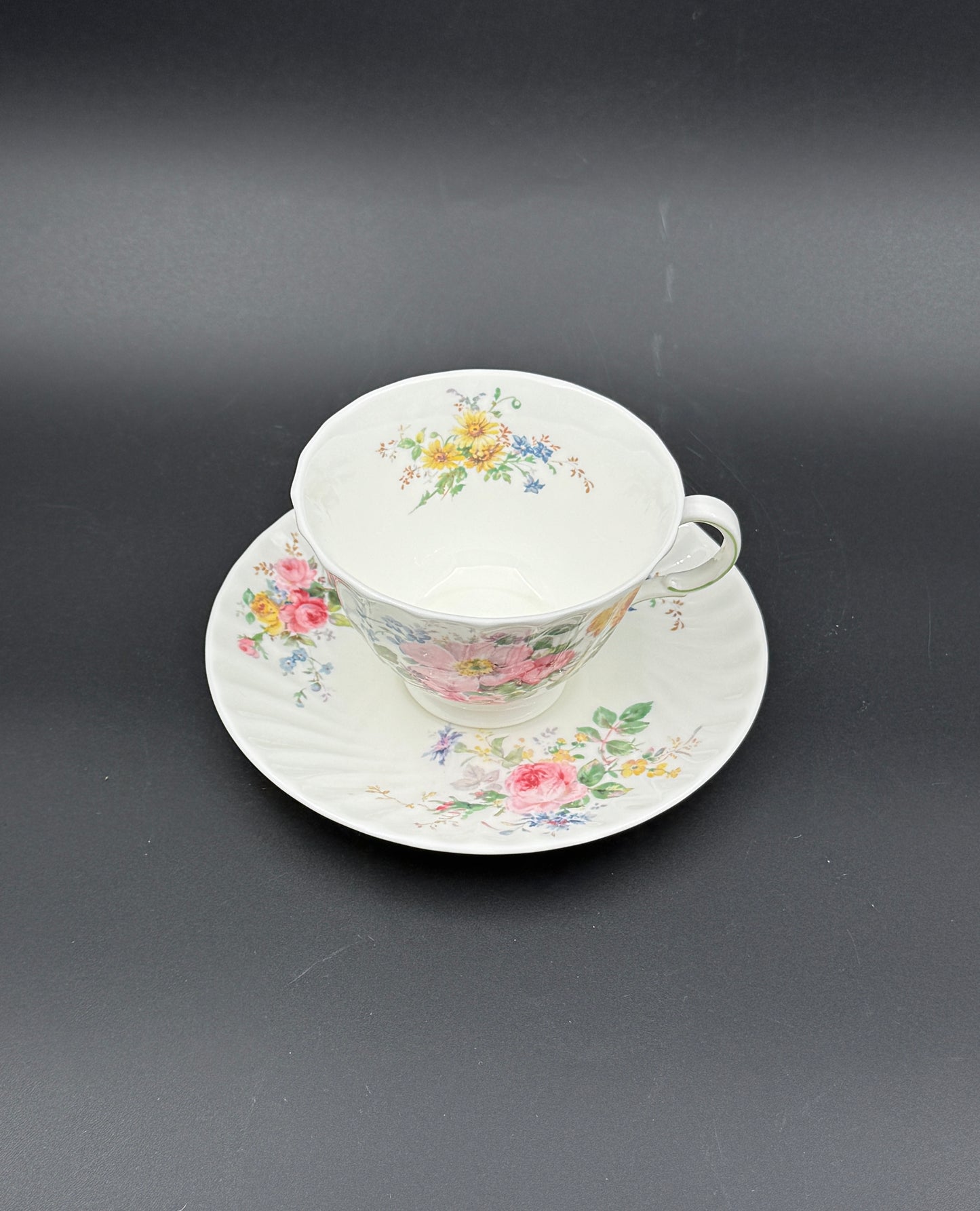Royal Doulton “Arcadia” Bone China – Service for 12 with Serving Bowls & Platter (75 Pieces)
