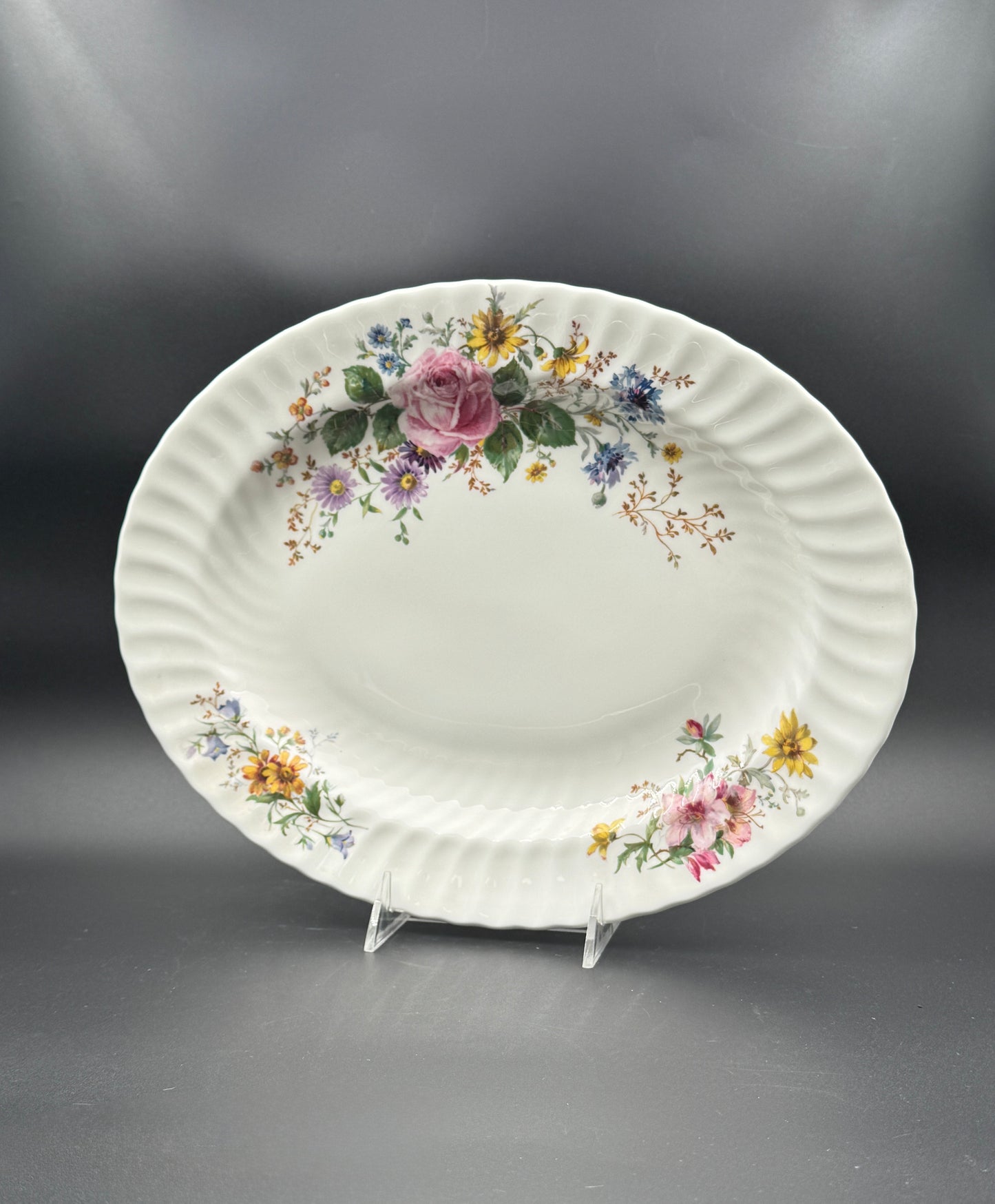 Royal Doulton “Arcadia” Bone China – Service for 12 with Serving Bowls & Platter (75 Pieces)
