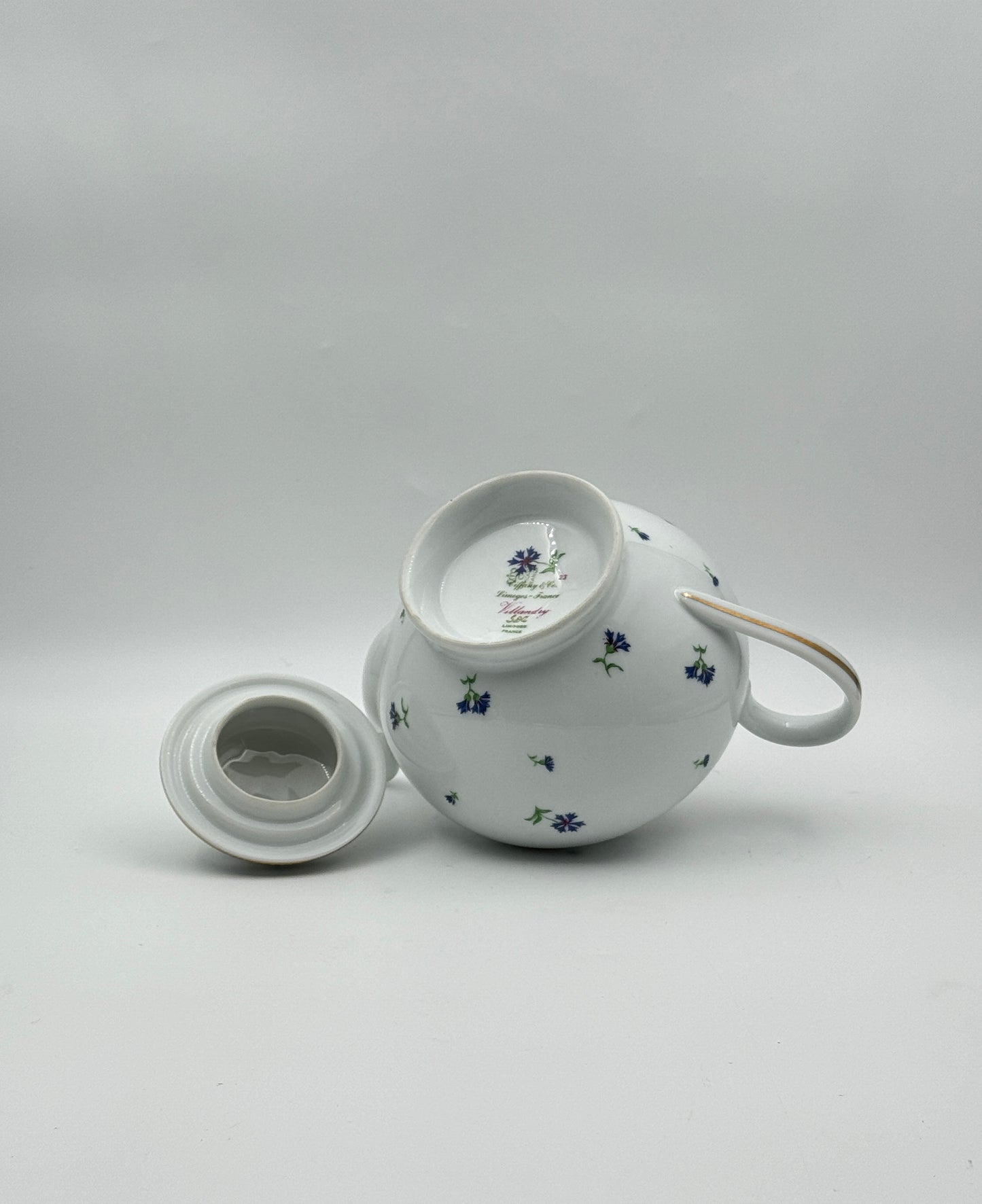 Tiffany & Co. Limoges Tea Set – “Villandry” – 8-Piece – France – 4th Quarter 20th C.