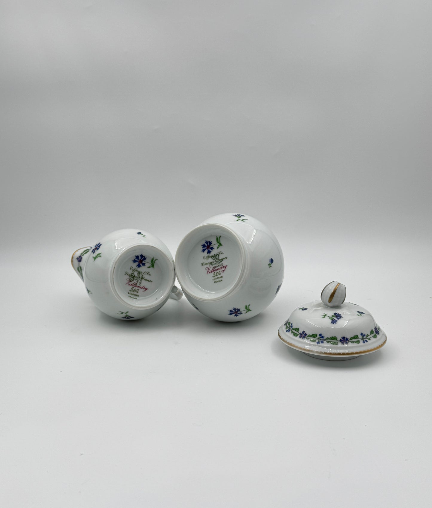 Tiffany & Co. Limoges Tea Set – “Villandry” – 8-Piece – France – 4th Quarter 20th C.