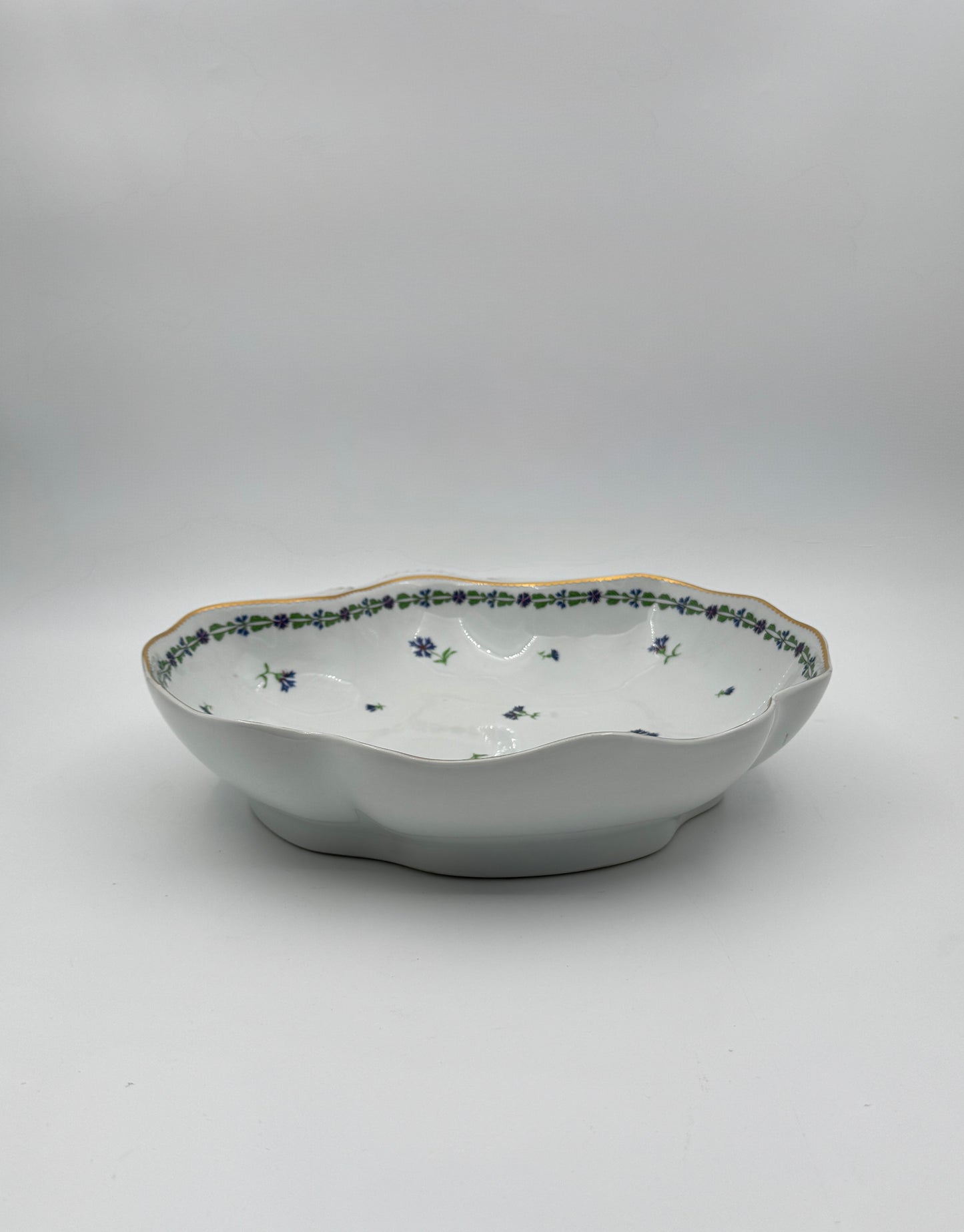 Tiffany & Co. “Villandry” Open Serving Bowl – Limoges, France – 11" with Scroll Handle
