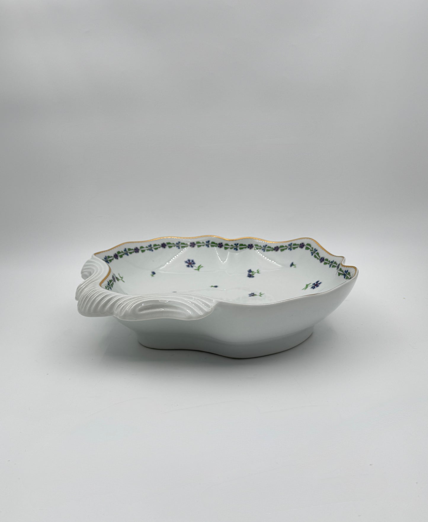 Tiffany & Co. “Villandry” Open Serving Bowl – Limoges, France – 11" with Scroll Handle