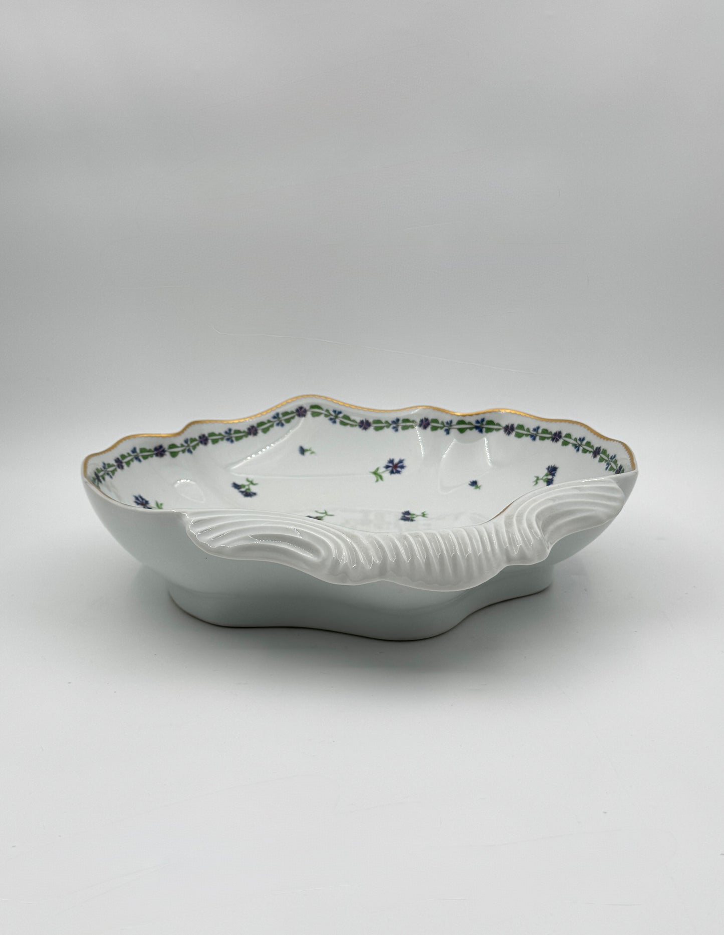 Tiffany & Co. “Villandry” Open Serving Bowl – Limoges, France – 11" with Scroll Handle