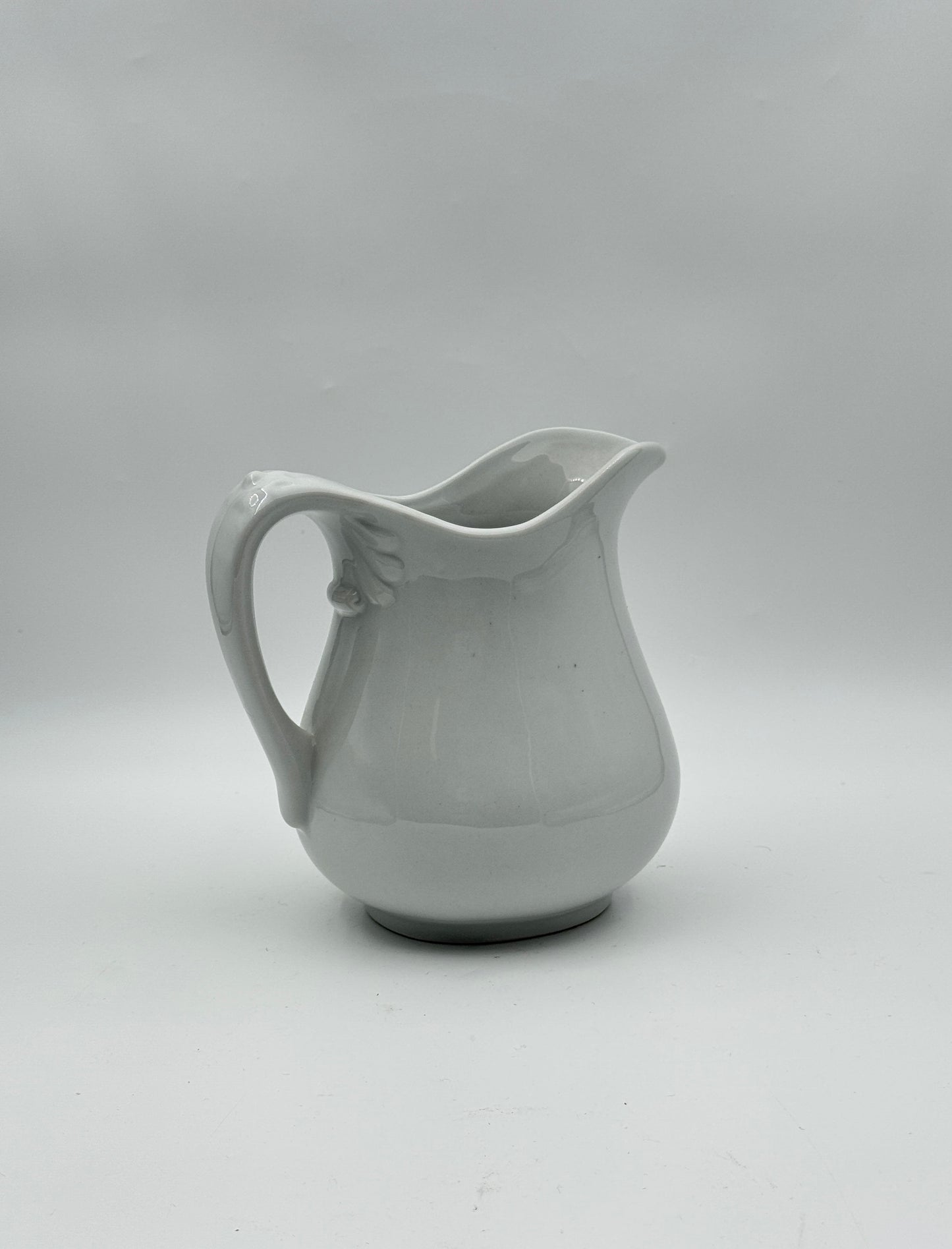 Ironstone Pitcher by Two's Company – White Glaze