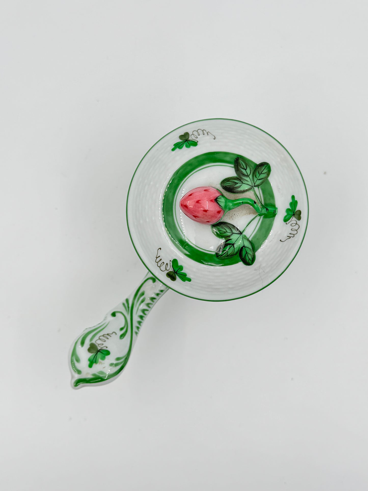 Herend Pot de Crème with Handle – Vienna Rose Design