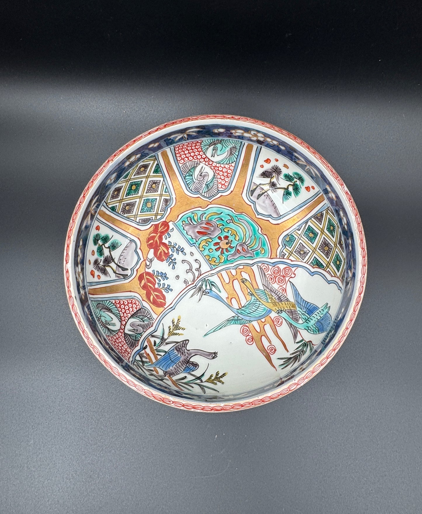 Imari Porcelain Bowl – Hand-Painted Japanese Antique
