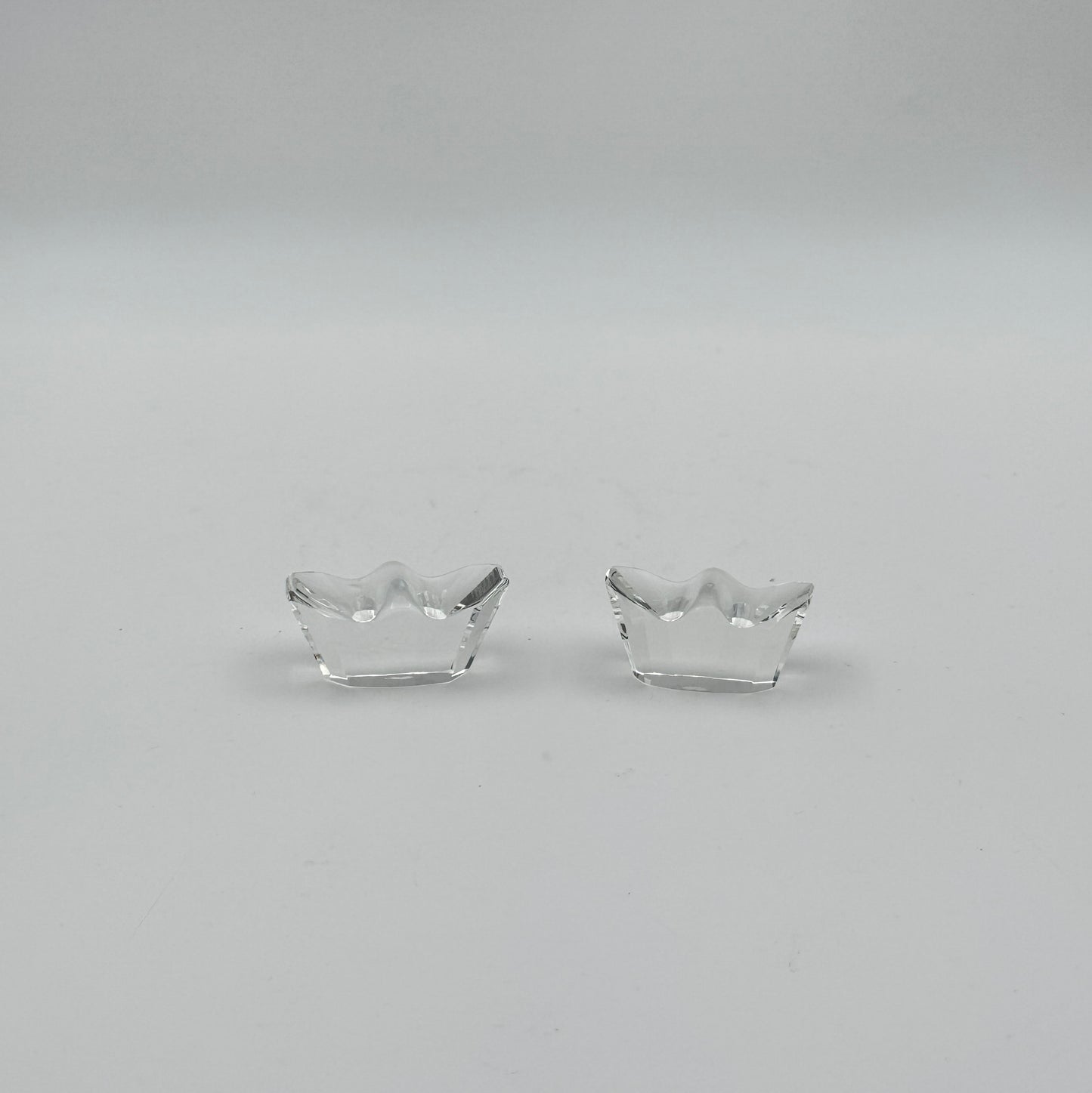 Pair of Crystal Chopstick Holders with Box