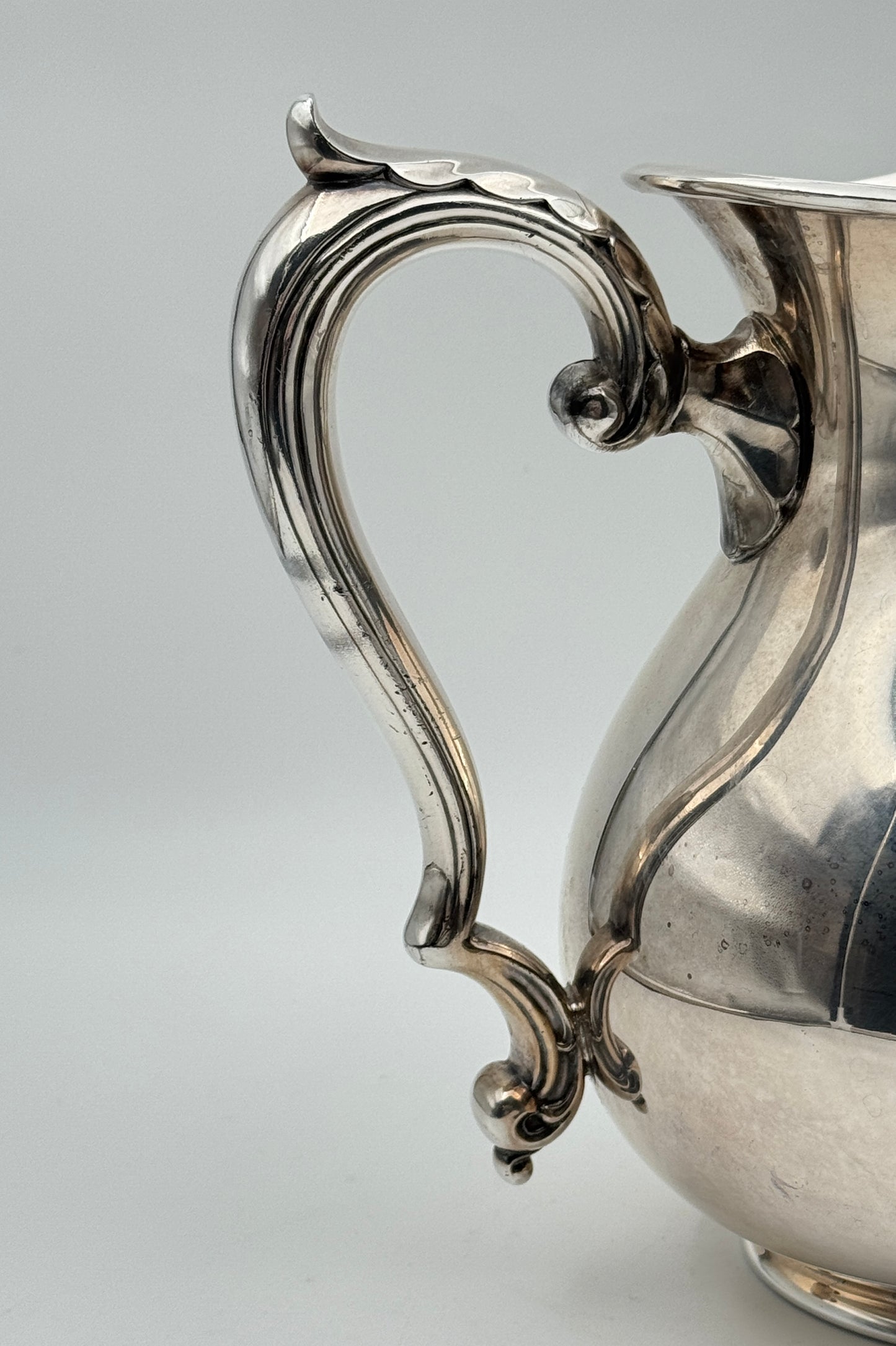 Wallace Sterling Silver Pitcher – Ornate Handle