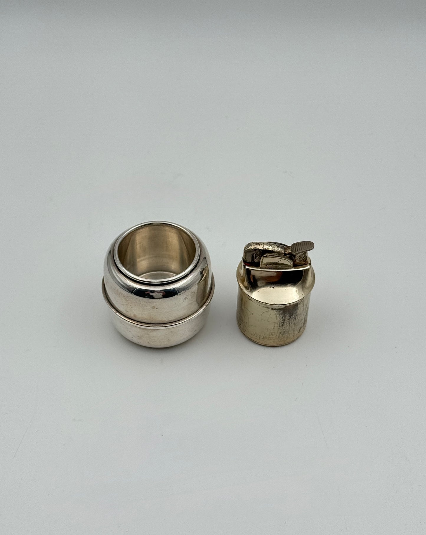 Sterling Table Lighter – JE Caldwell Weighted Base with Evans Insert
