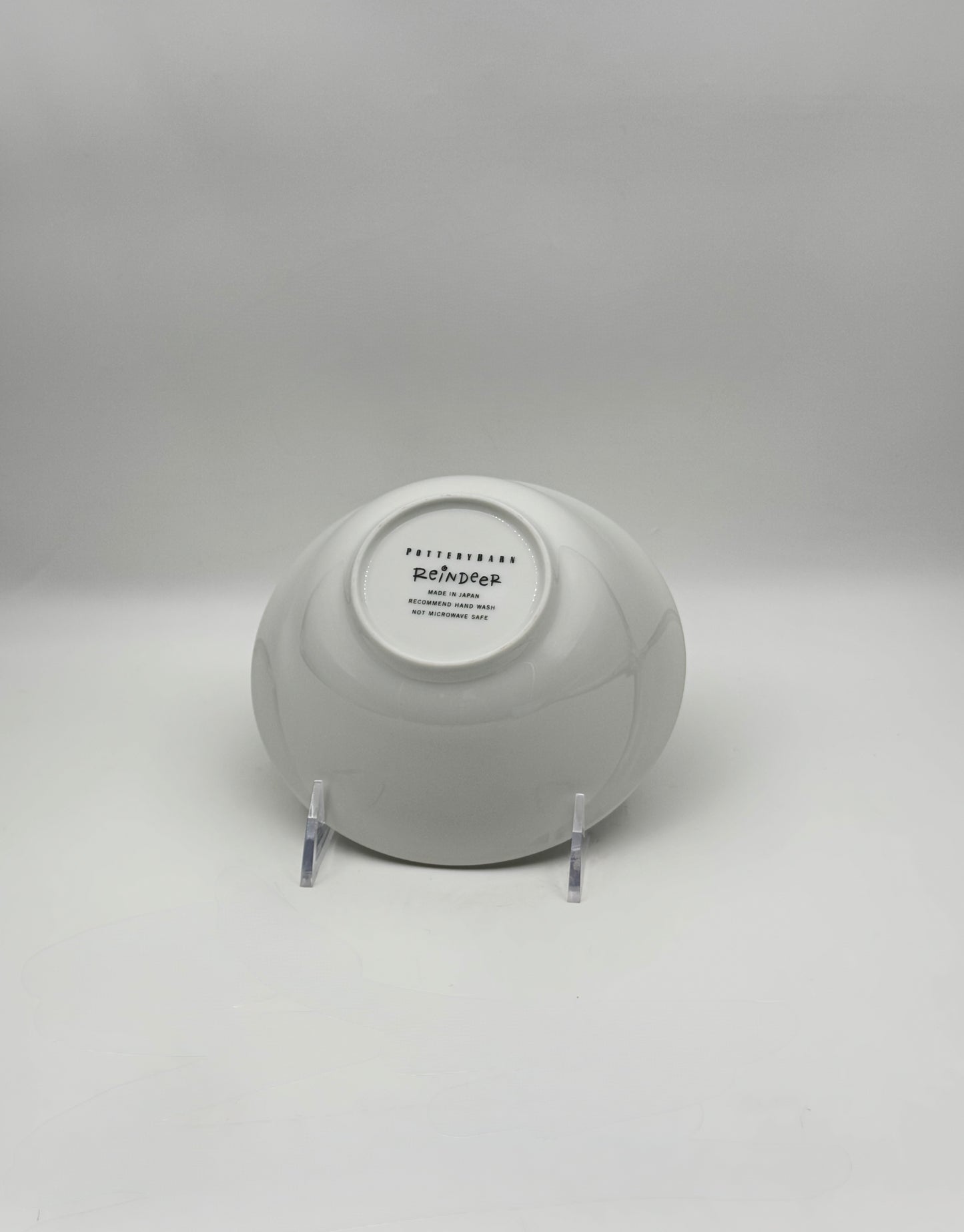 Pottery Barn Reindeer Set of 4 Cereal Bowls in Original Box