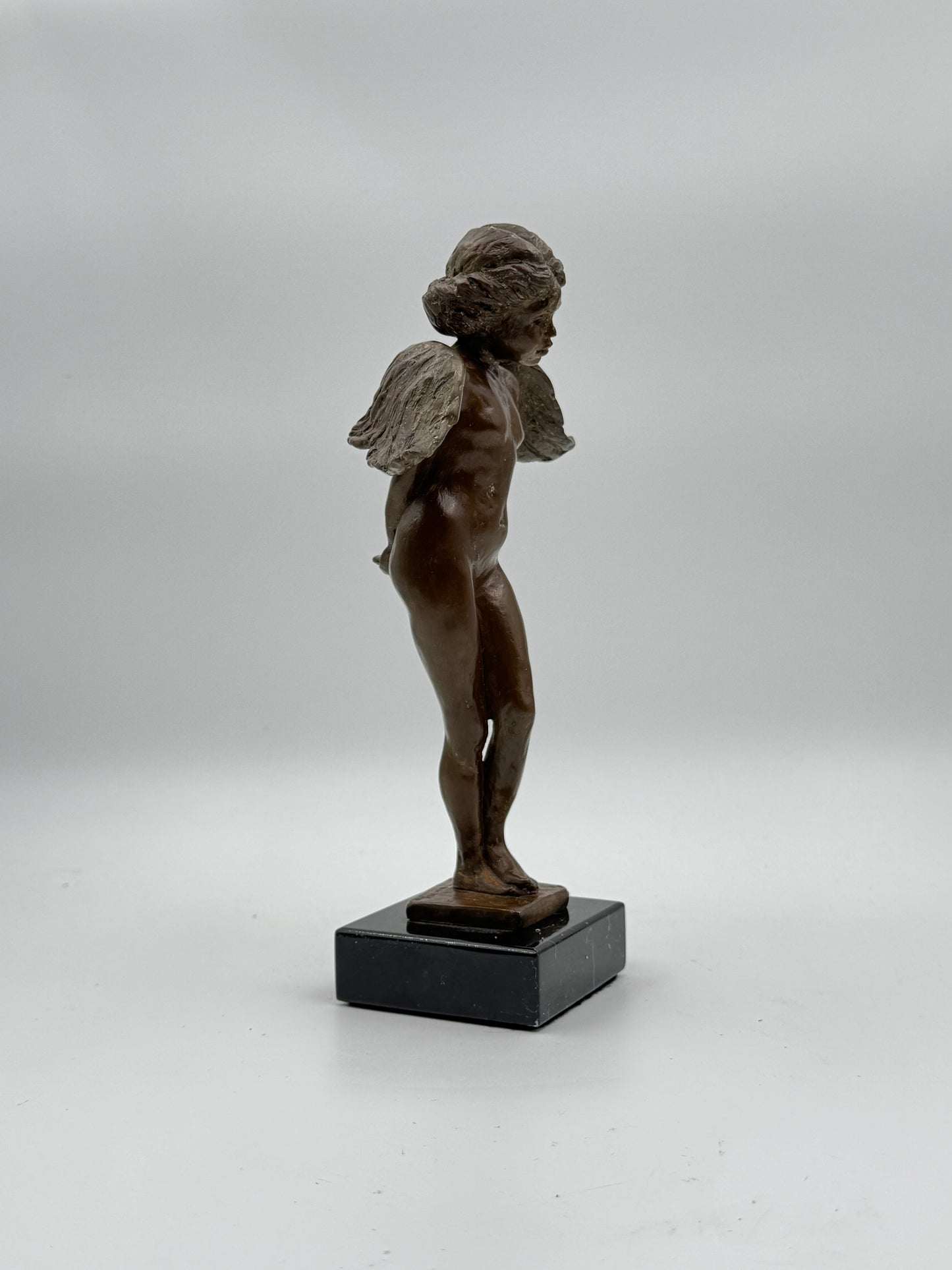 Nancy Mishkin Bronze Angel Sculpture – Signed Limited Edition (8/40), 2001
