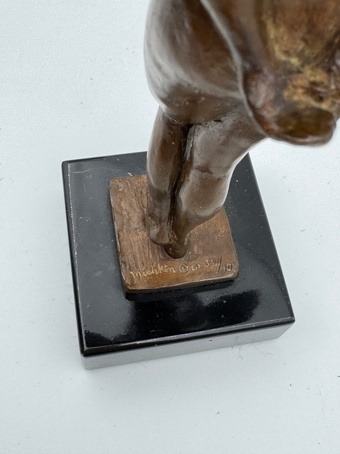 Nancy Mishkin Bronze Angel Sculpture – Signed Limited Edition (8/40), 2001