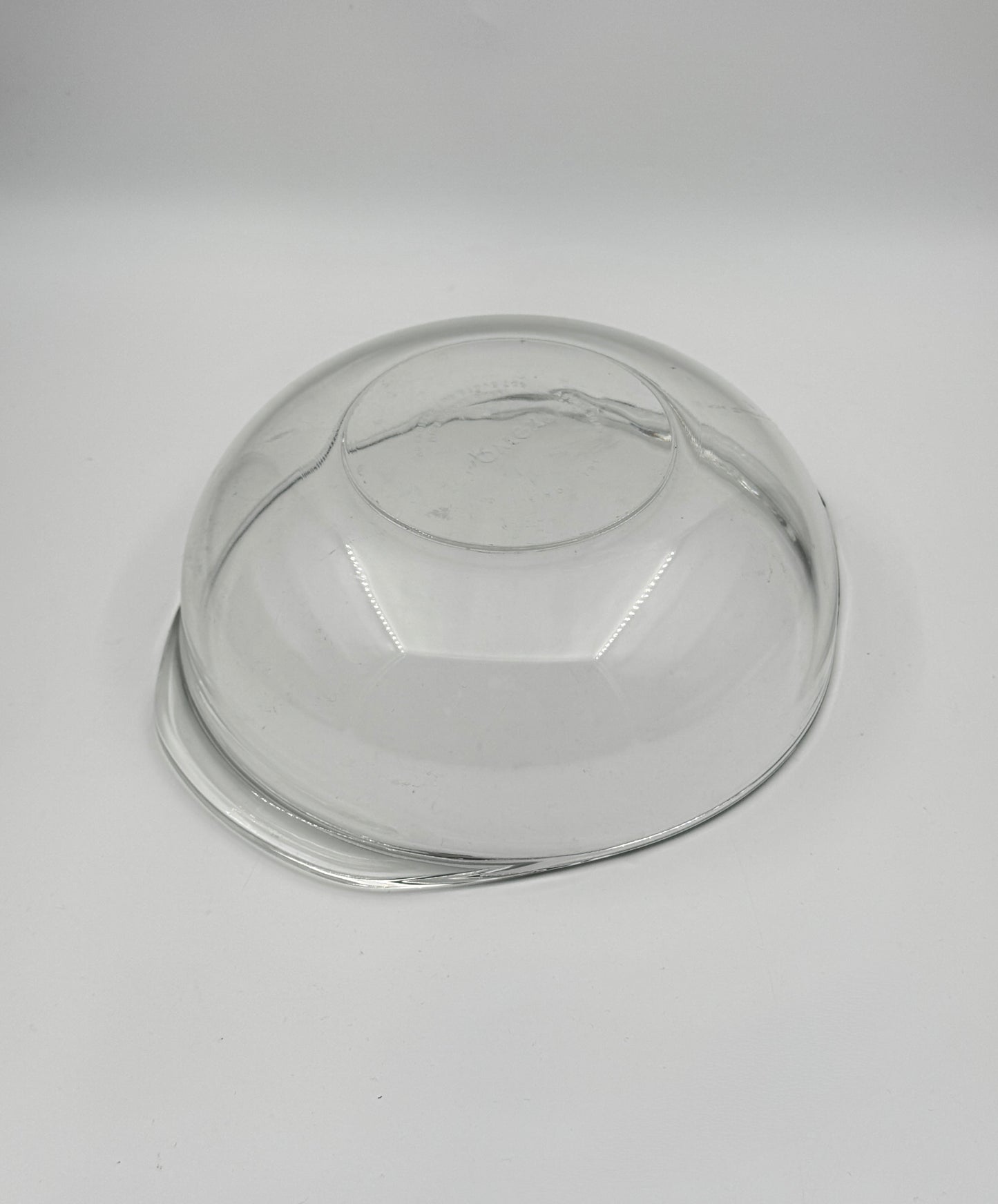 Silverplate Covered Serving Bowl with Glass Insert & Ornate Feet