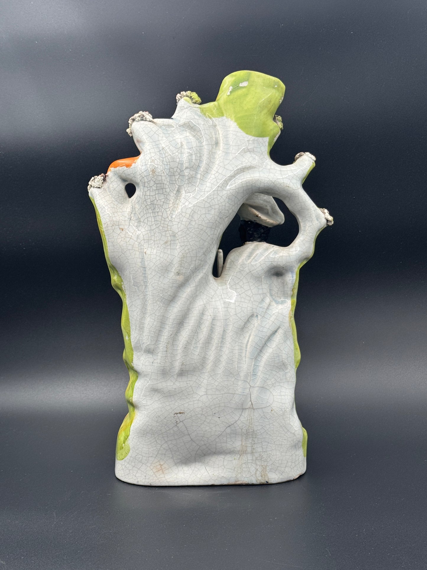 Staffordshire Victorian Spill Vase – "The Rival"