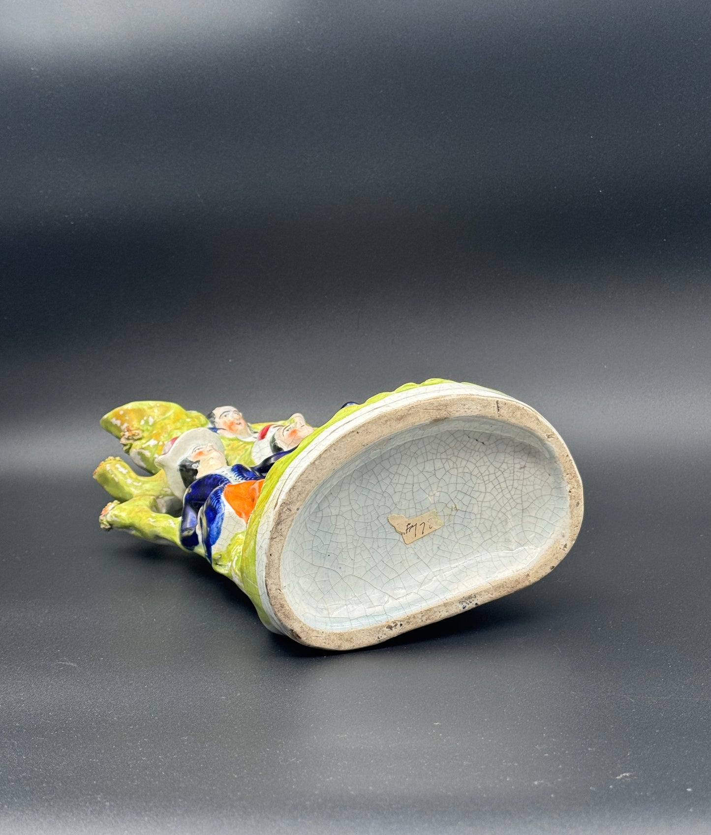 Staffordshire Victorian Spill Vase – "The Rival"