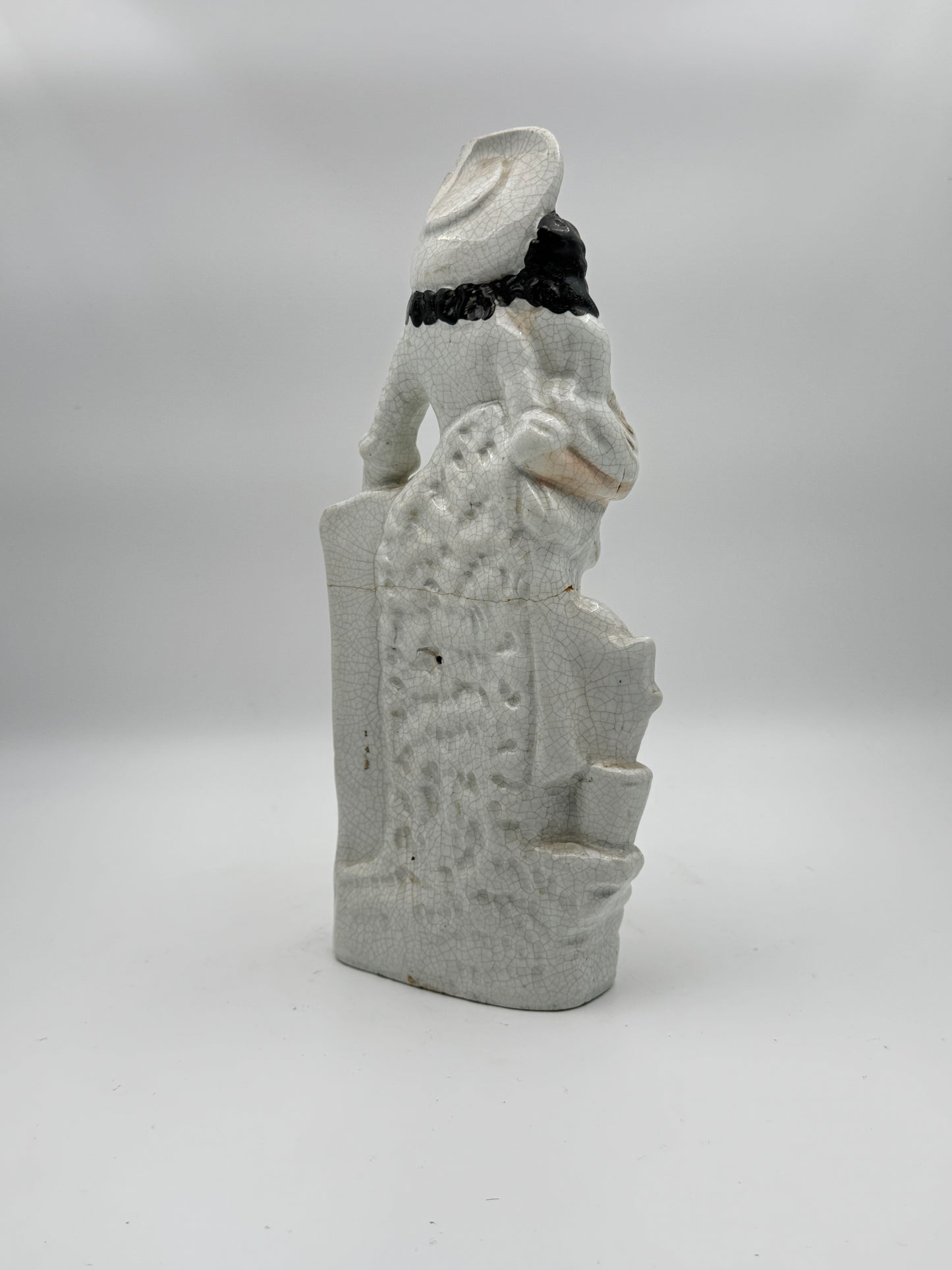 Antique Staffordshire Figurine – Mother and Child, 19th Century