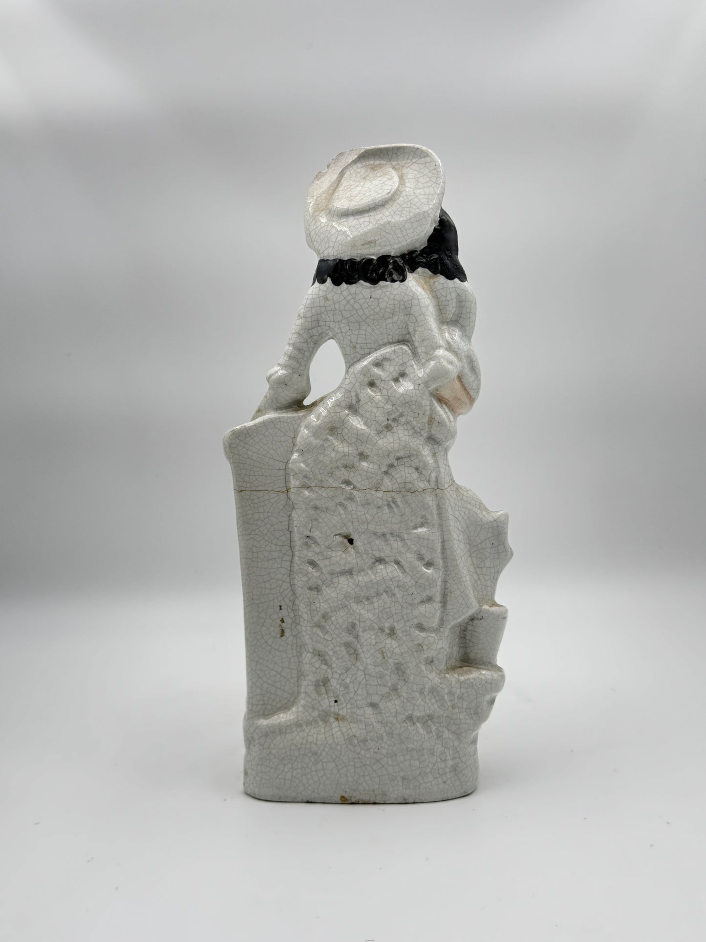 Antique Staffordshire Figurine – Mother and Child, 19th Century