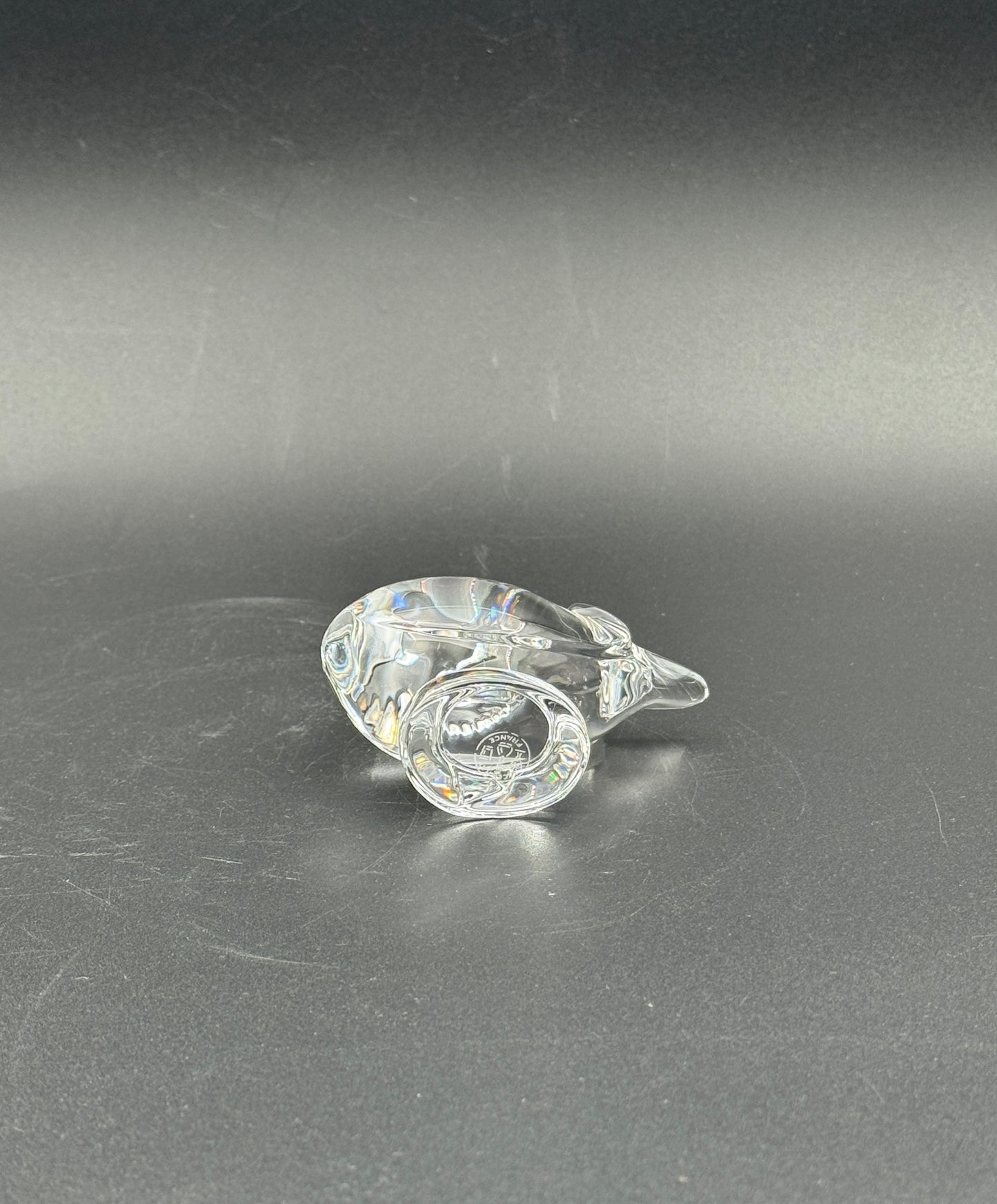 Baccarat Crystal Bird Figurine – Mandarin Duck Paperweight – France