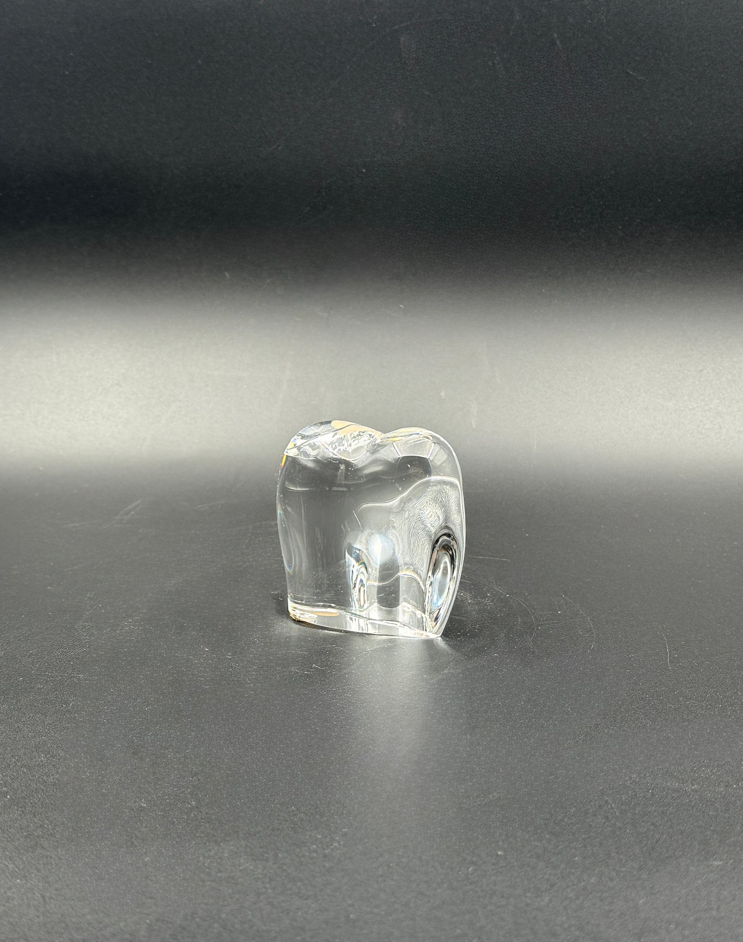 Baccarat Crystal Elephant Figurine Paperweight – France