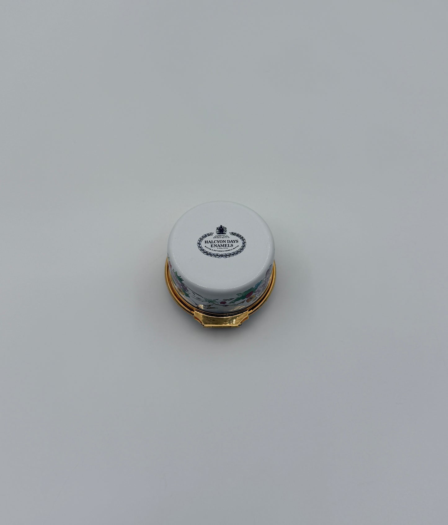 Halcyon Days Enamel Trinket Box – “For You With Love” – England