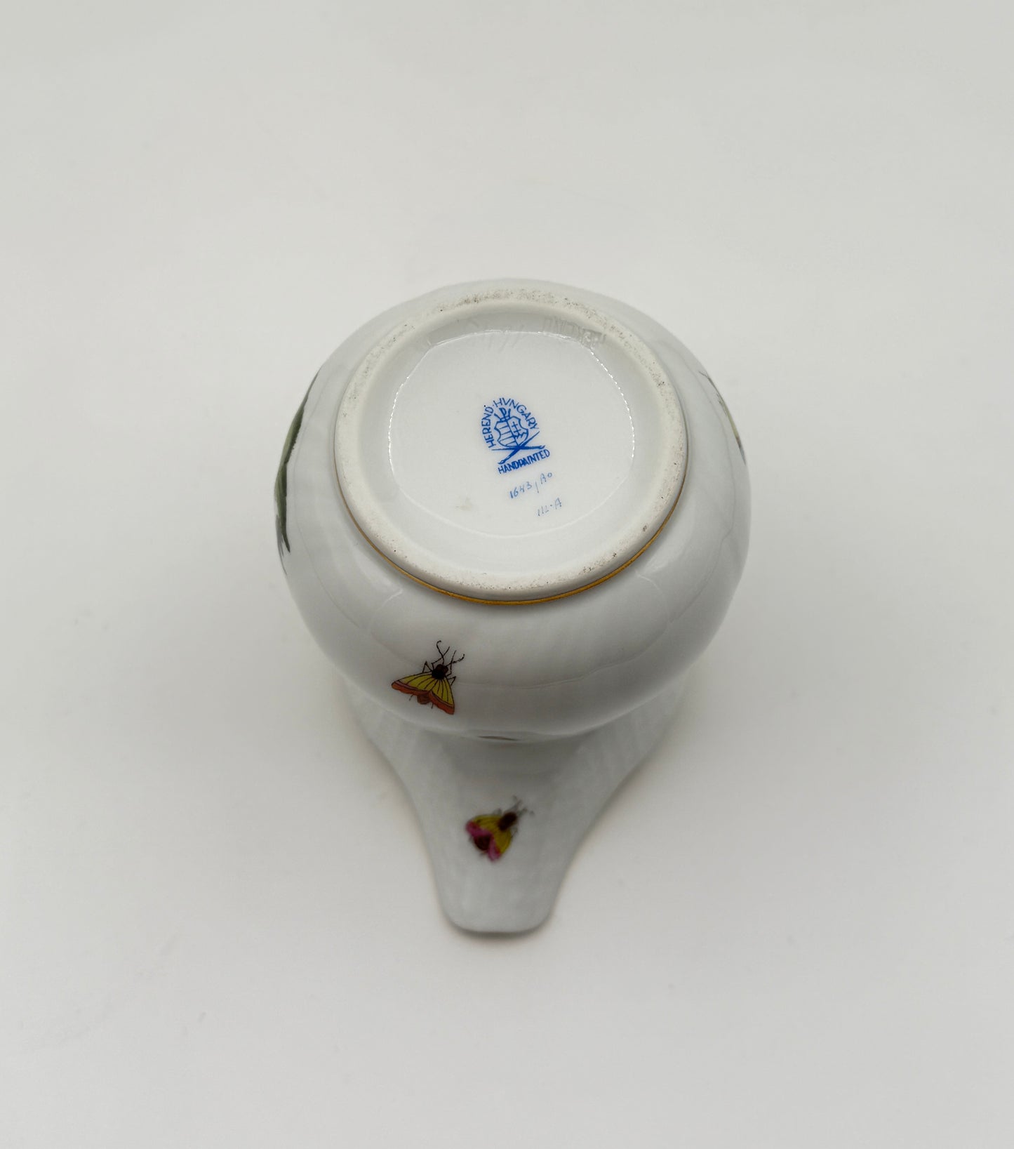 Herend “Rothschild Bird” Porcelain Creamer – Hand-Painted Hungary