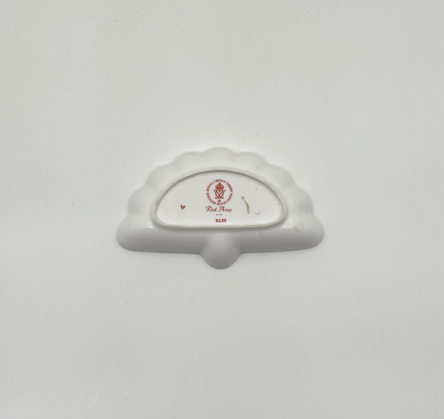 Royal Crown Derby “Royal Aves – Rust” Shell Dish – England