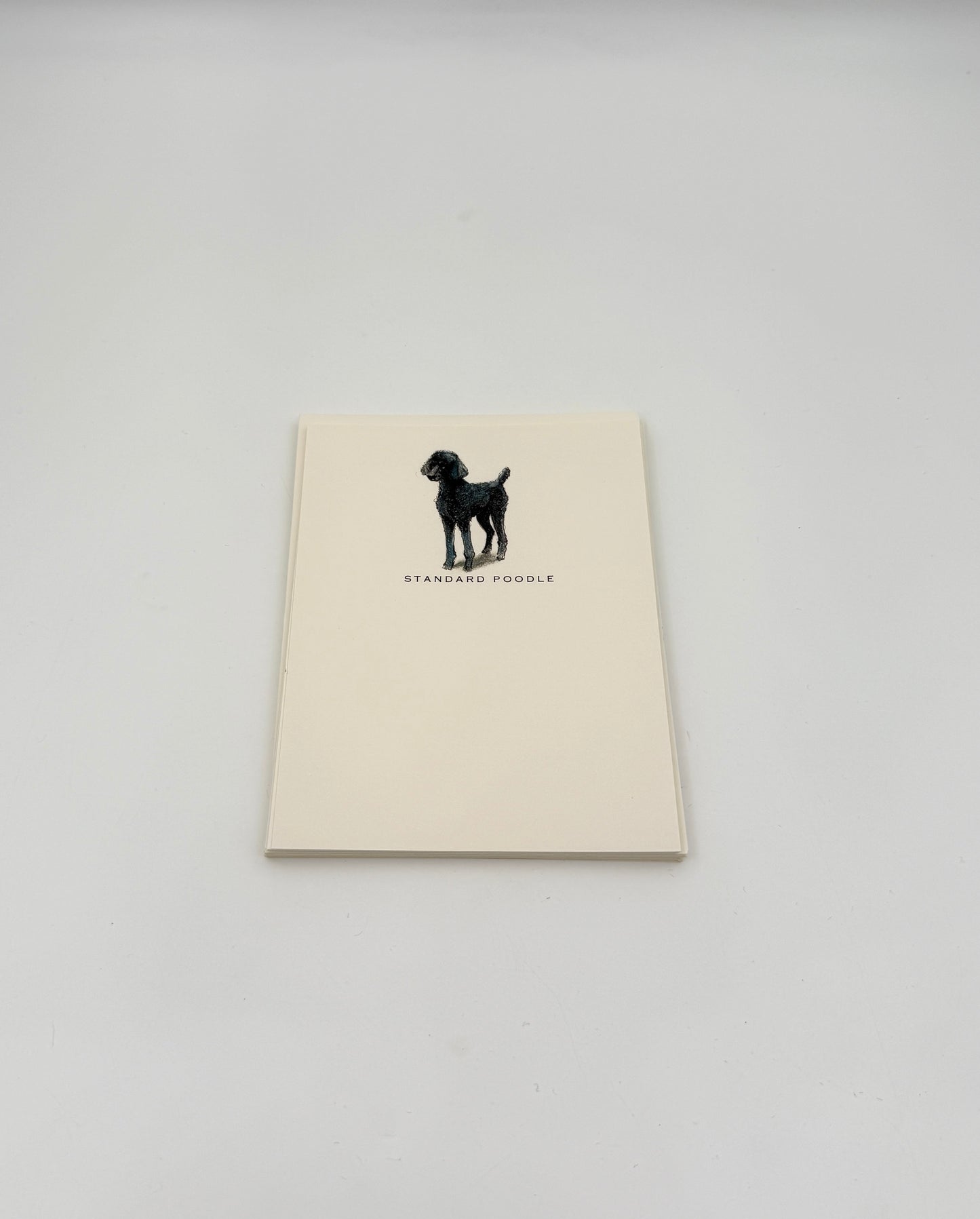 Dog Notecards – Standard Poodle Set of 6 by Fable & Sage w/Envelopes