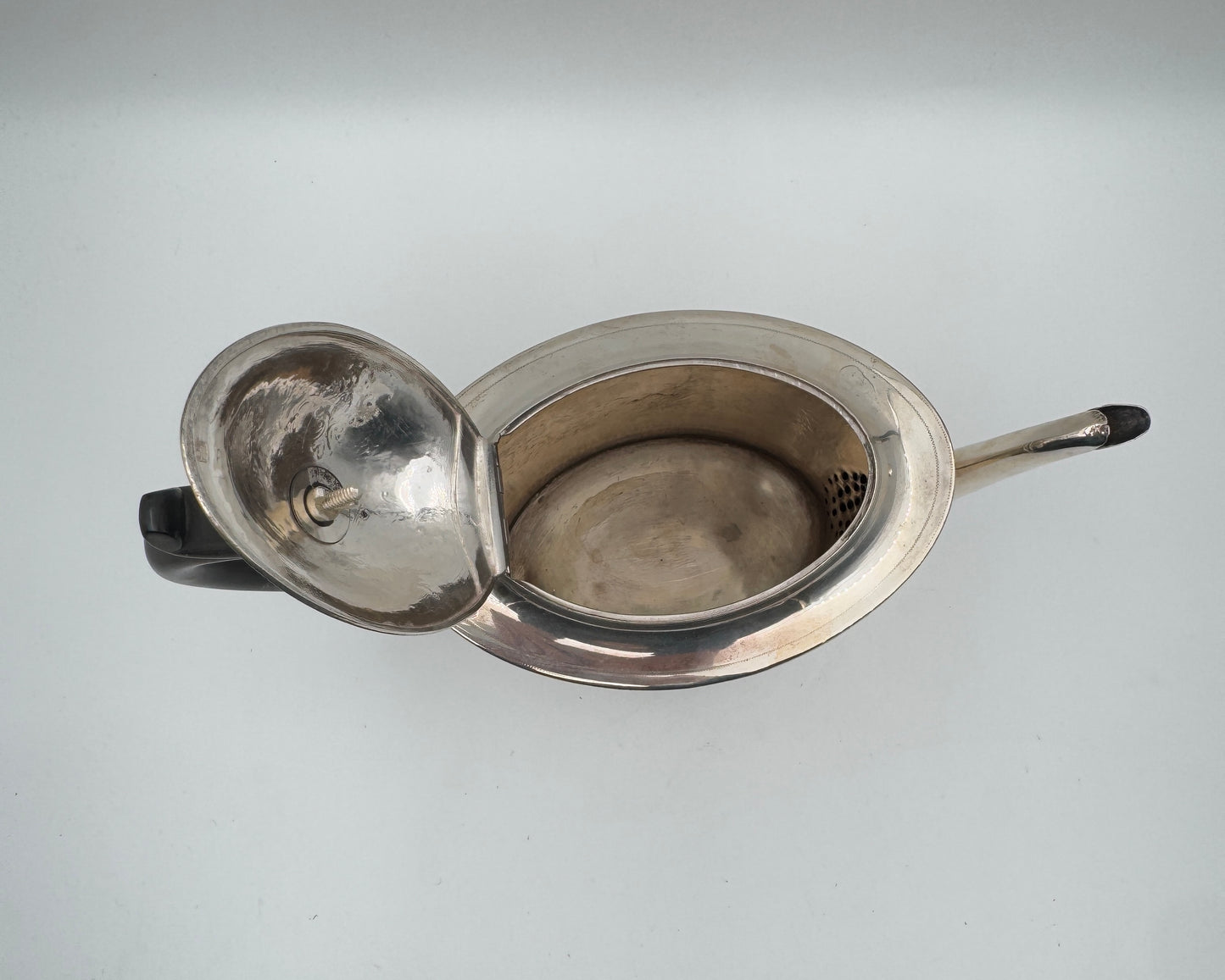 Antique English Sterling Silver Teapot – 19th Century
