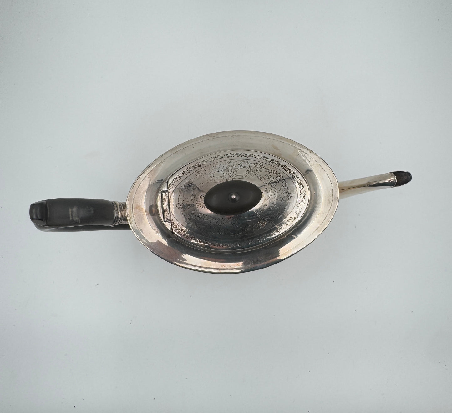 Antique English Sterling Silver Teapot – 19th Century