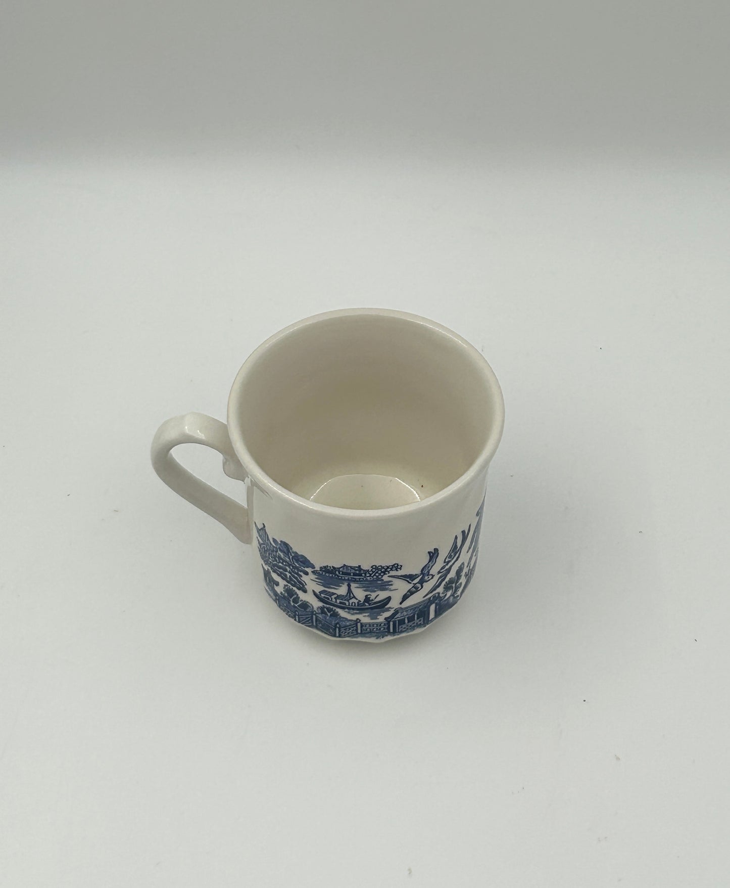 Set of 6 Blue Willow Cups – Made in England