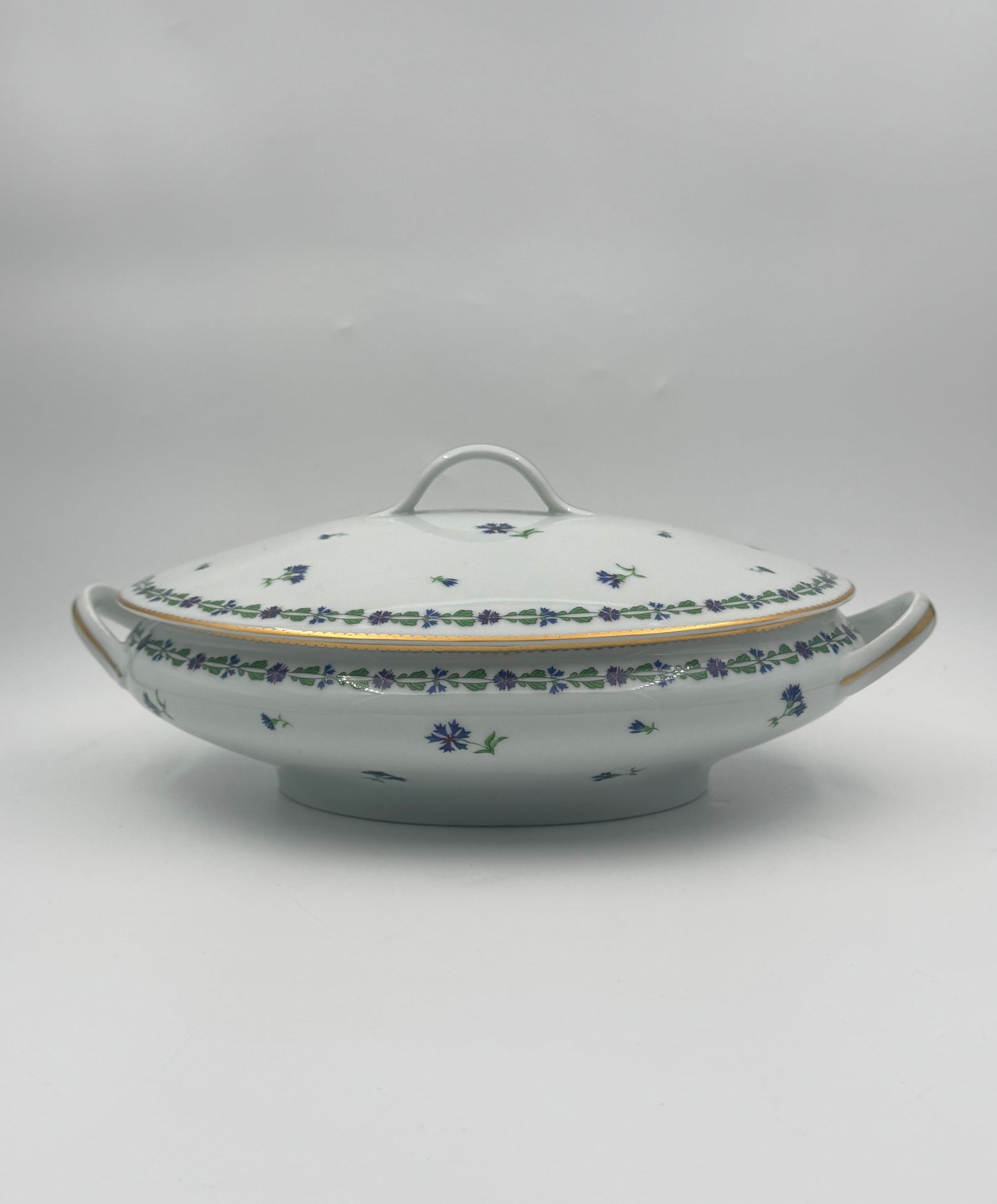 Tiffany & Co. Limoges France Covered Tureen with Underplate – “Villandry”