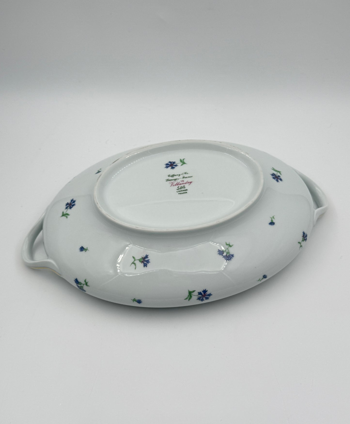 Tiffany & Co. Limoges France Covered Tureen with Underplate – “Villandry”