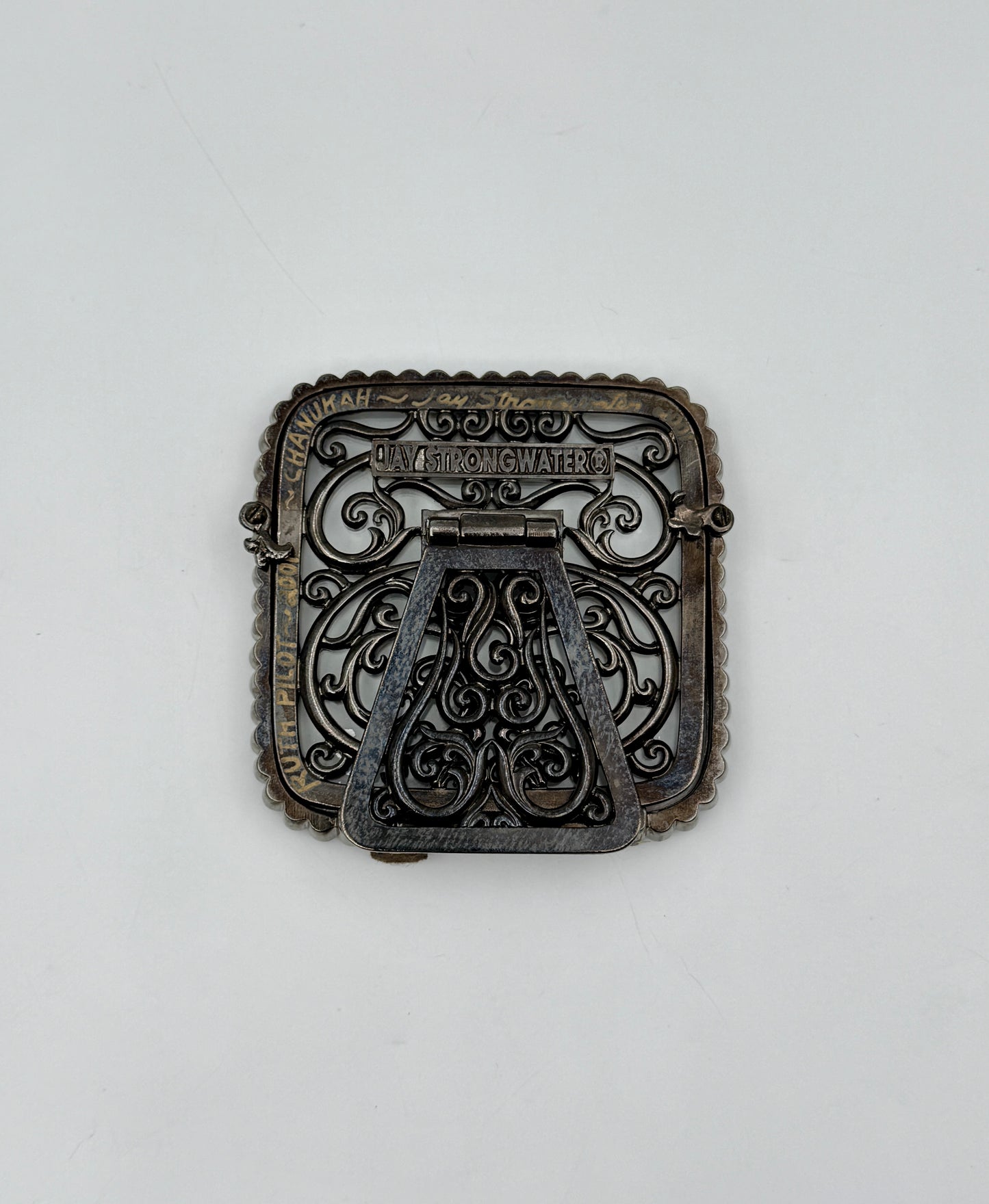 Jay Strongwater Square Picture Frame w/ Multicolor Swarovski Crystals