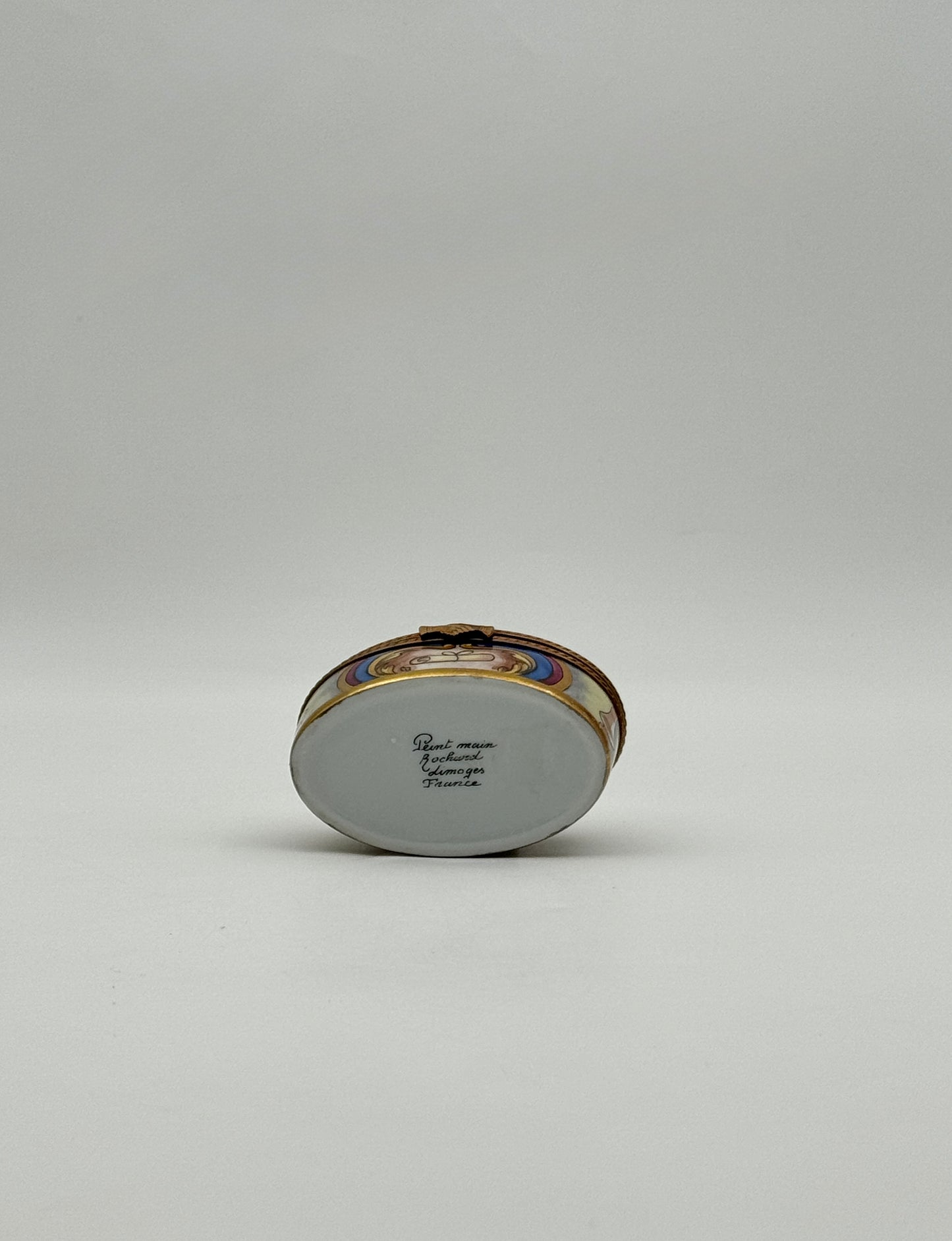 Limoges France Graduation Porcelain Box Diploma Figurine Gift Décor